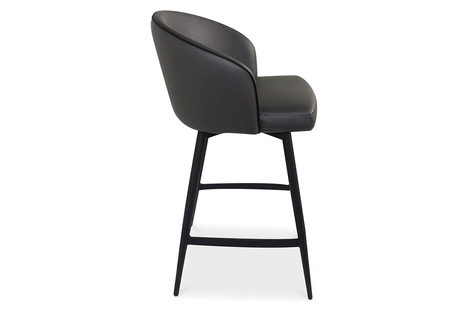 Moe's - Webber Swivel Counter Stool in Gray