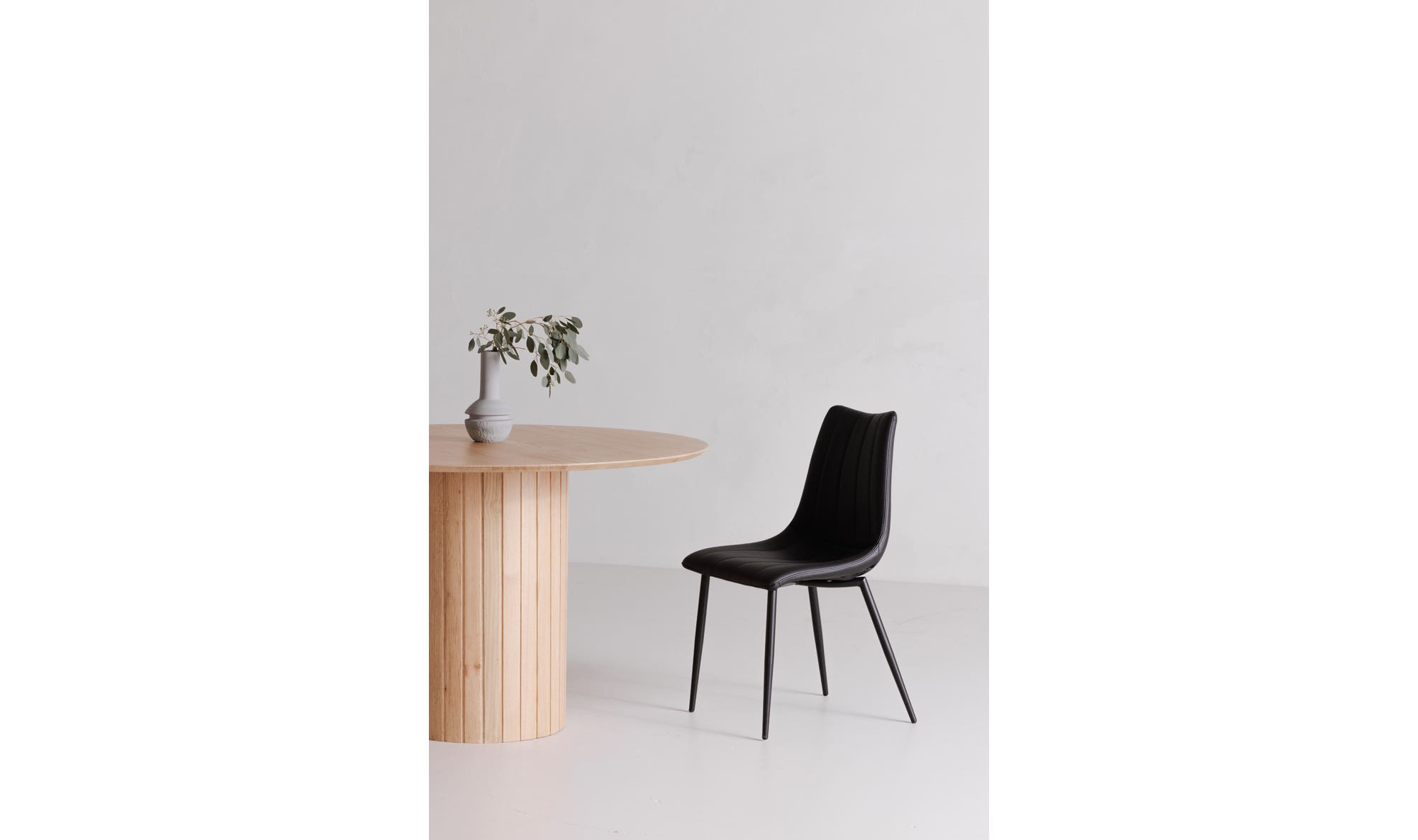 Moe's Alibi Contemporary Dining Chair Set of 2 - Black