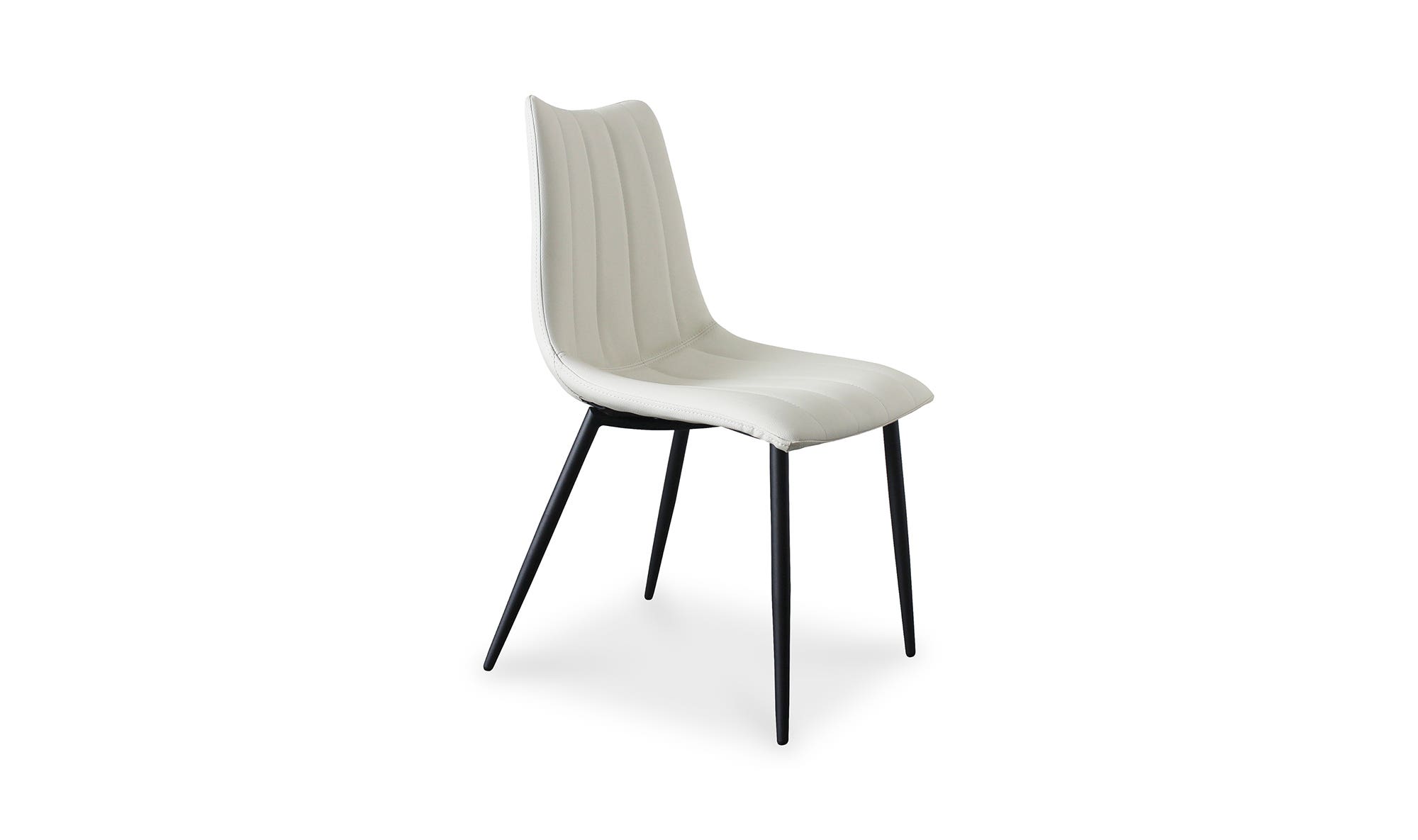 Moe's Alibi Contemporary Dining Chair Set of 2 - Ivory