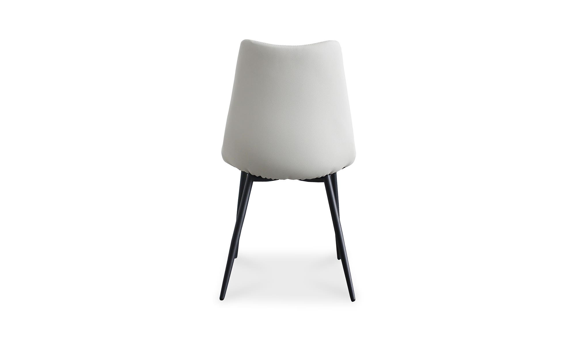 Moe's Alibi Contemporary Dining Chair Set of 2 - Ivory