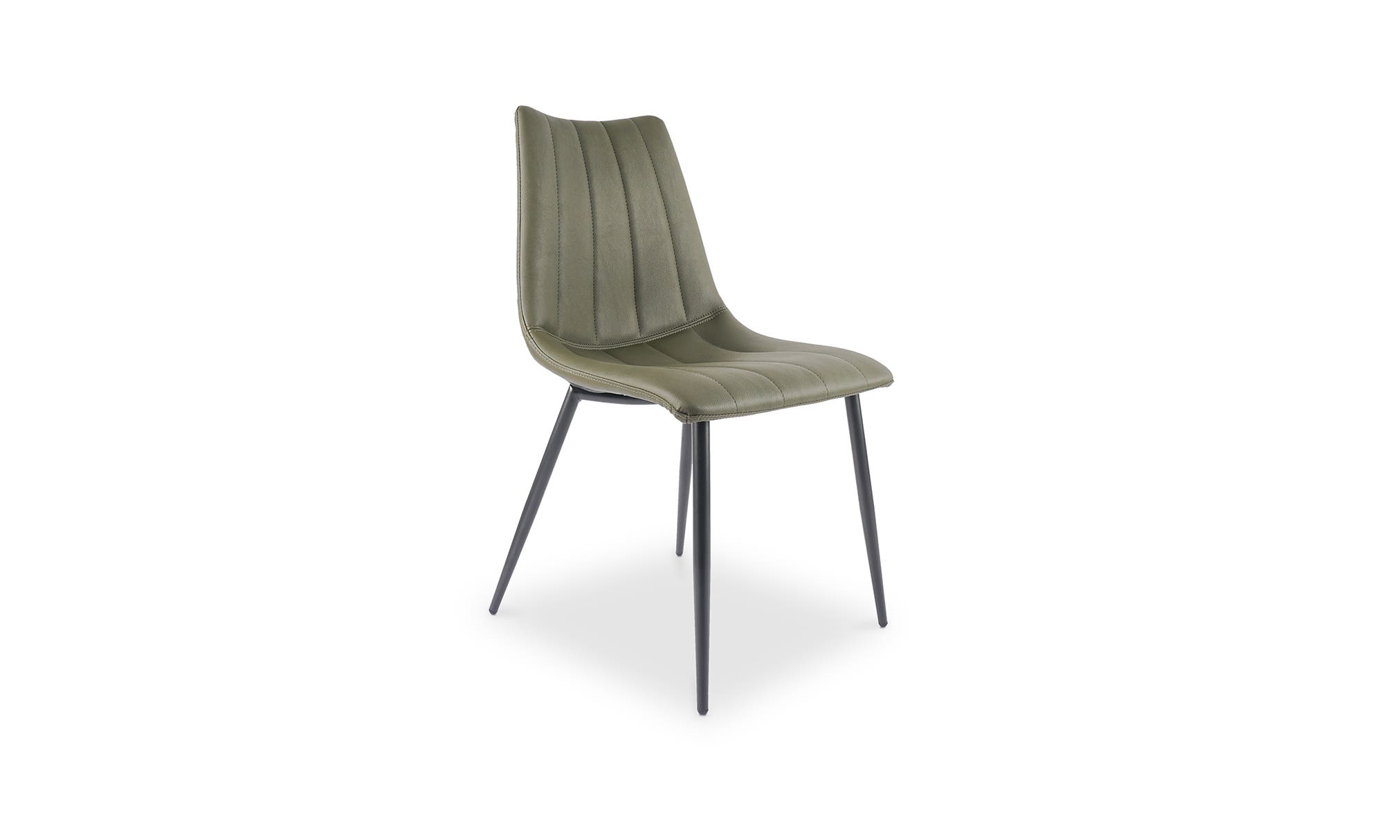 Moe's Alibi Contemporary Dining Chair Set of 2 - Dark Green