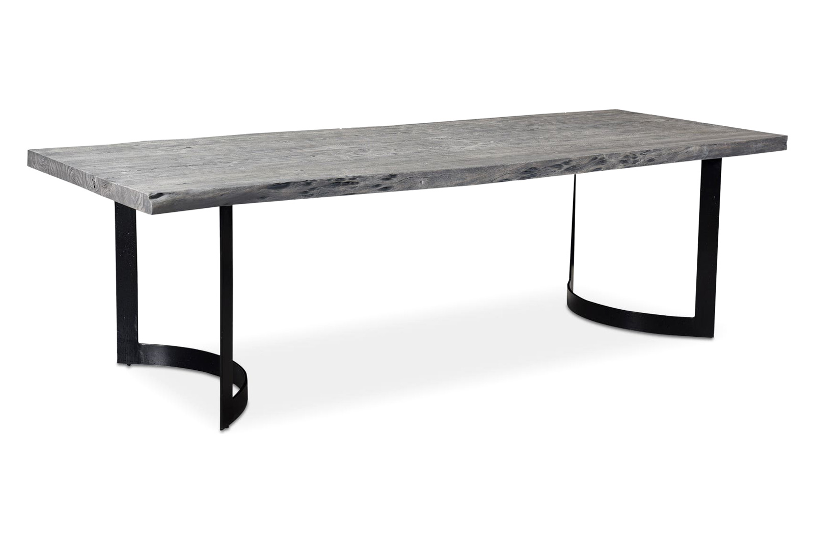 Moe's Bent Rectangular Dining Table - Light Gray, Small