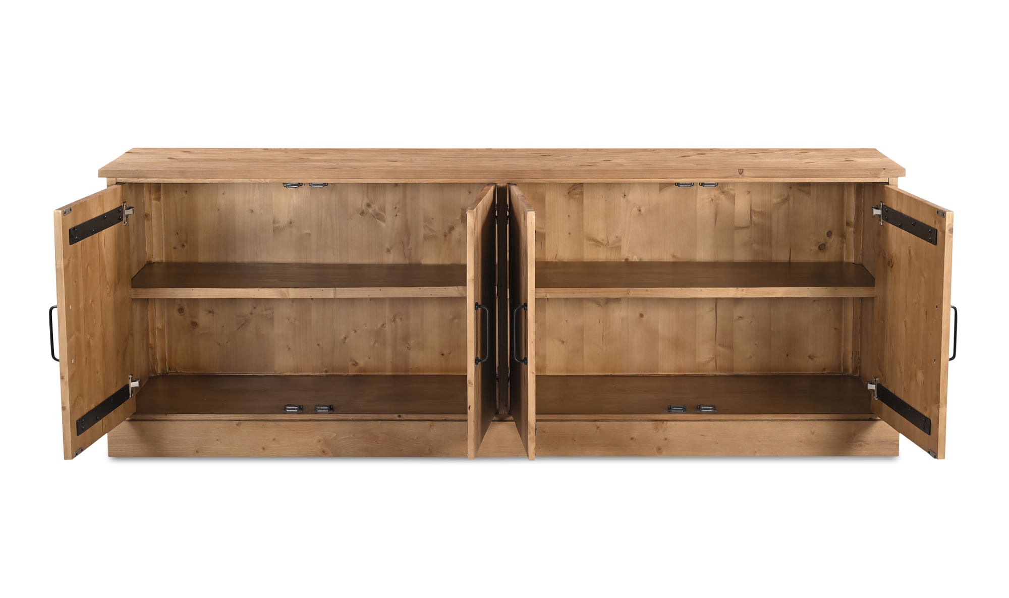 Moe's Tade Rustic Sideboard - Honey Pine