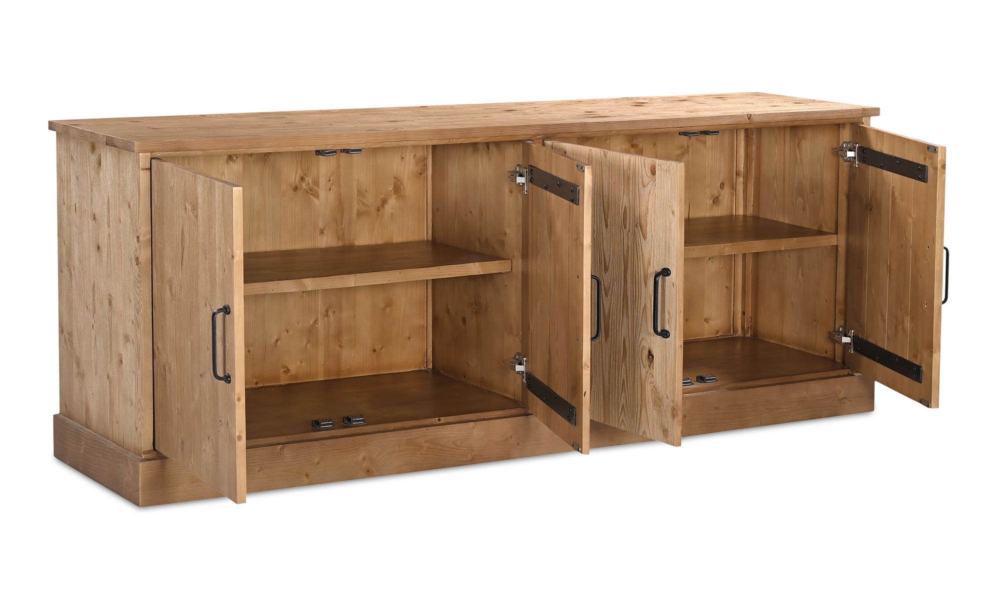 Moe's Tade Rustic Sideboard - Honey Pine