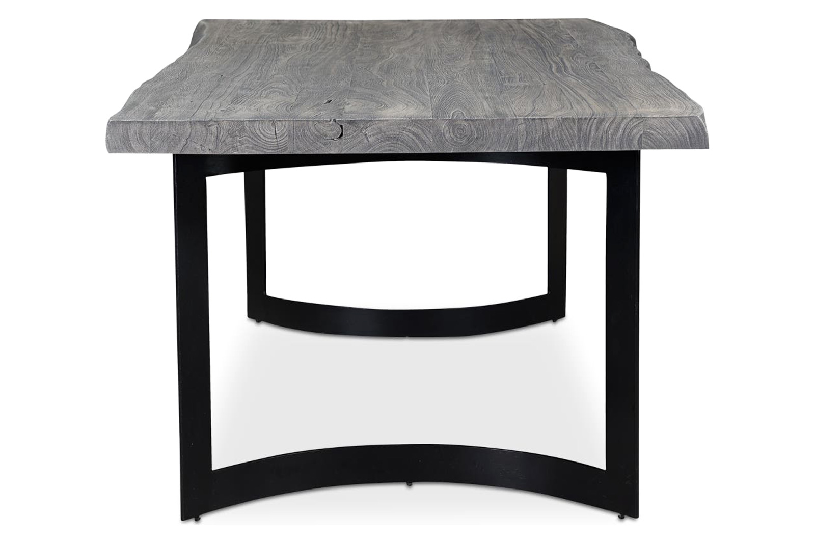 Moe's Bent Rectangular Dining Table - Light Gray, Extra Small