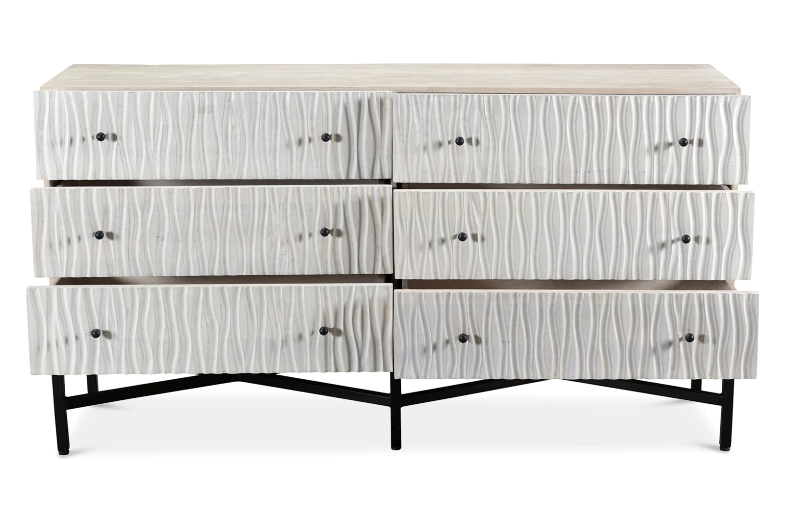 Moe's - Faceout Dresser in White