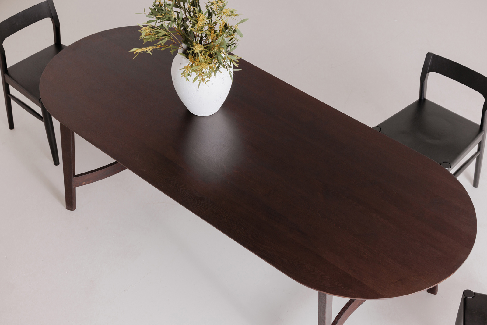 Moe's Trie Dining Table - Dark Brown, Large