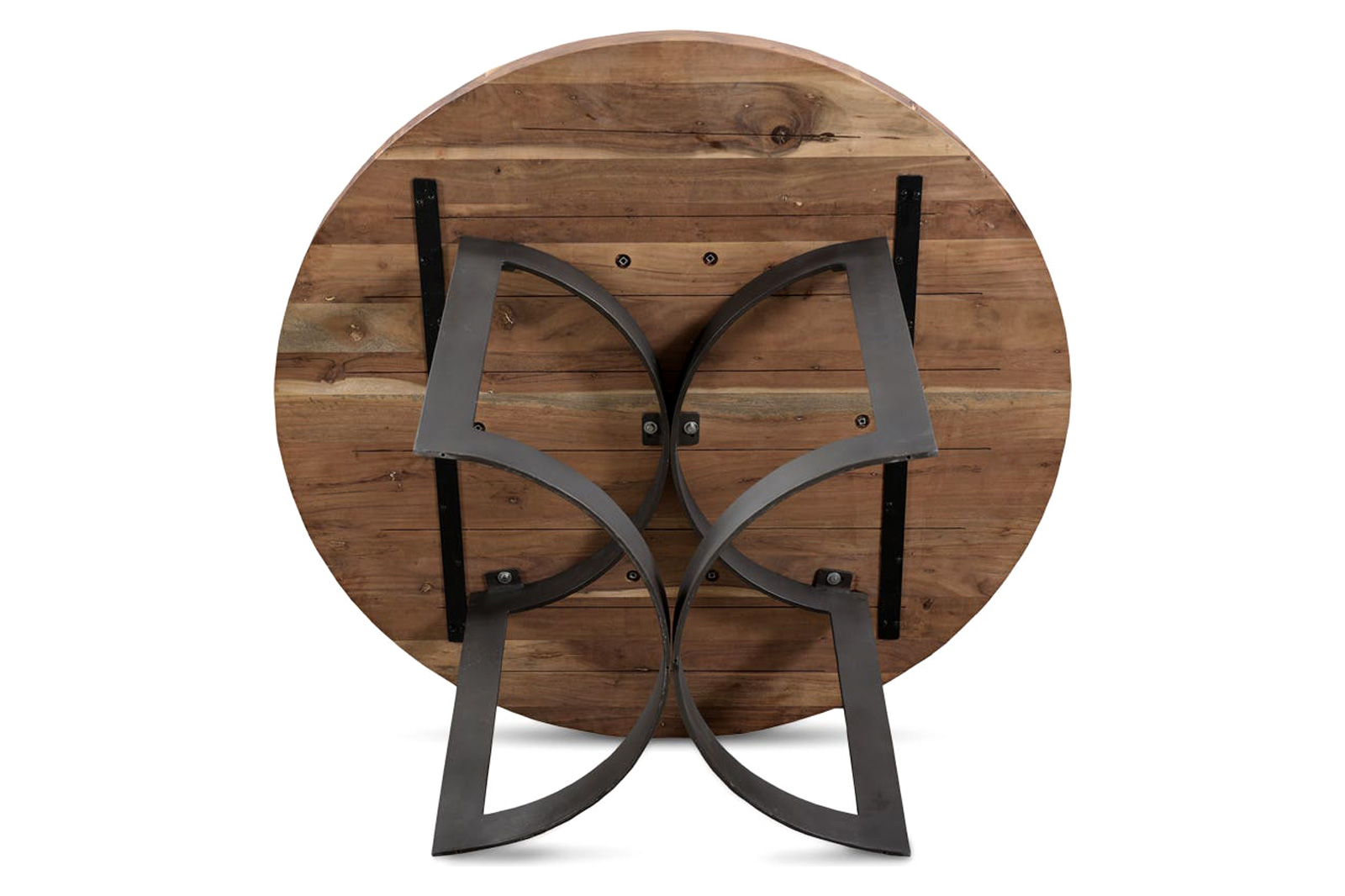 Moe's Bent Round Dining Table - Brown