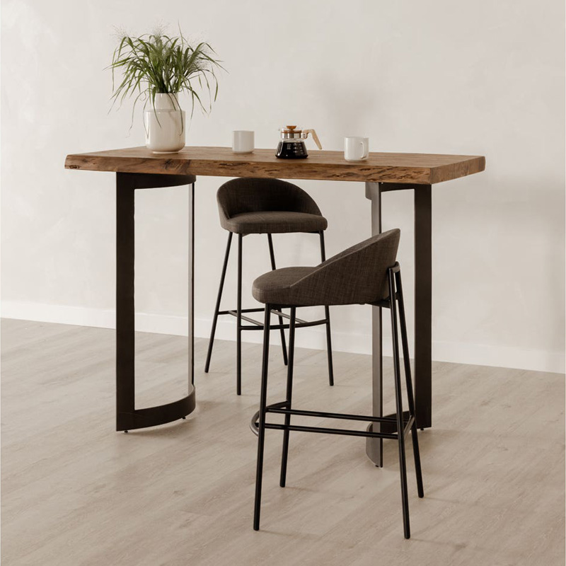 Moe's - Bent Bar Table in Brown