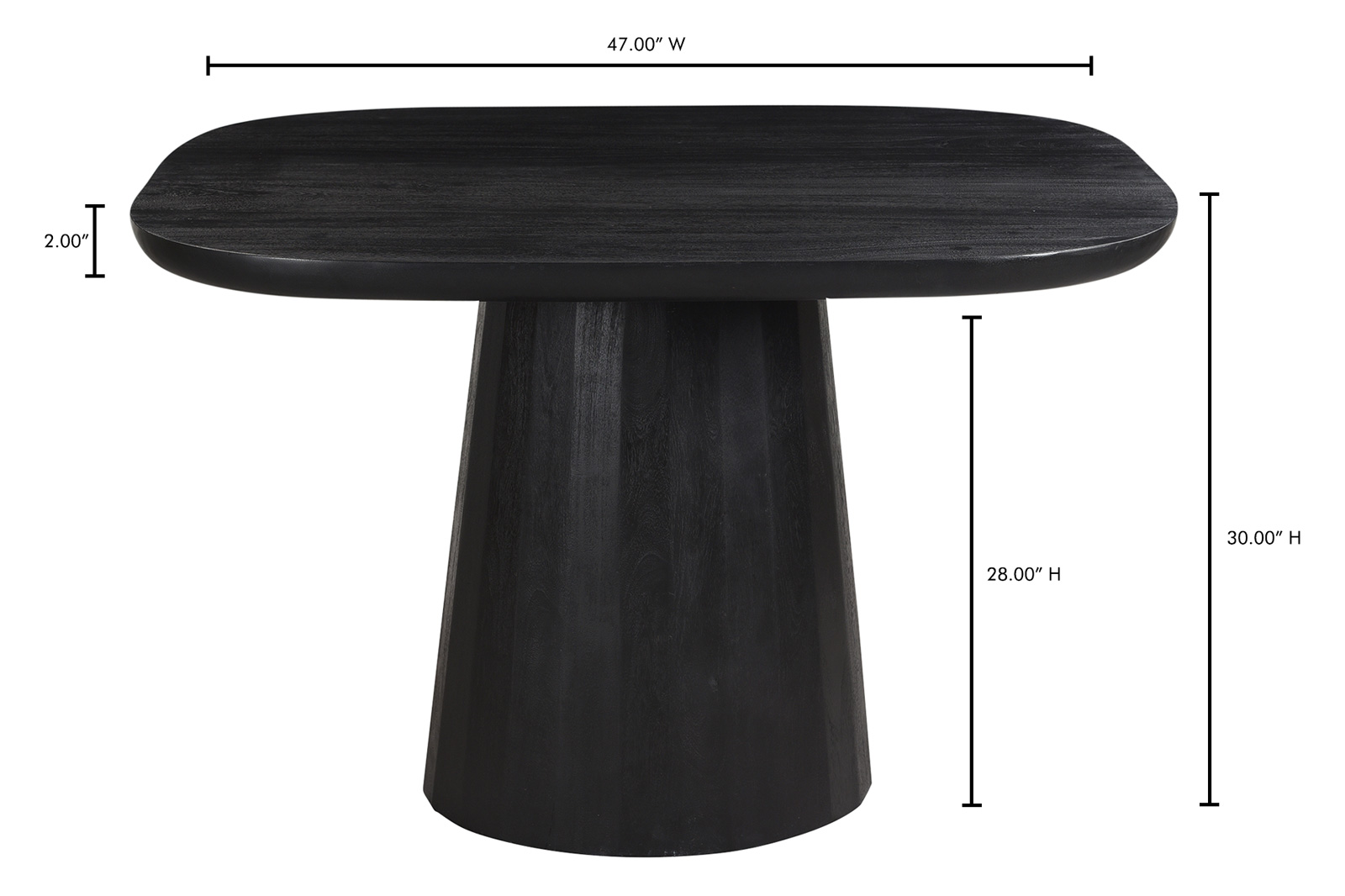 Moe's Freed Dining Table - Black