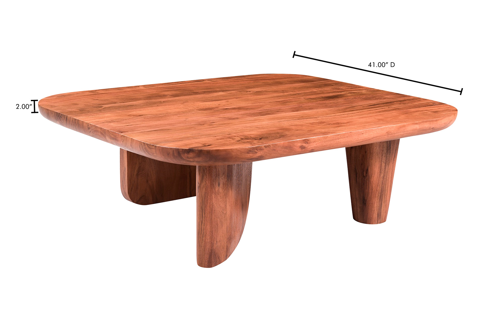 Moe's Era Coffee Table - Natural Stain, Large