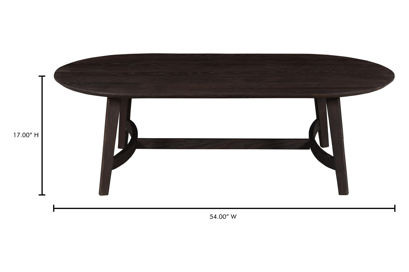 Moe's Trie Coffee Table - Dark Brown