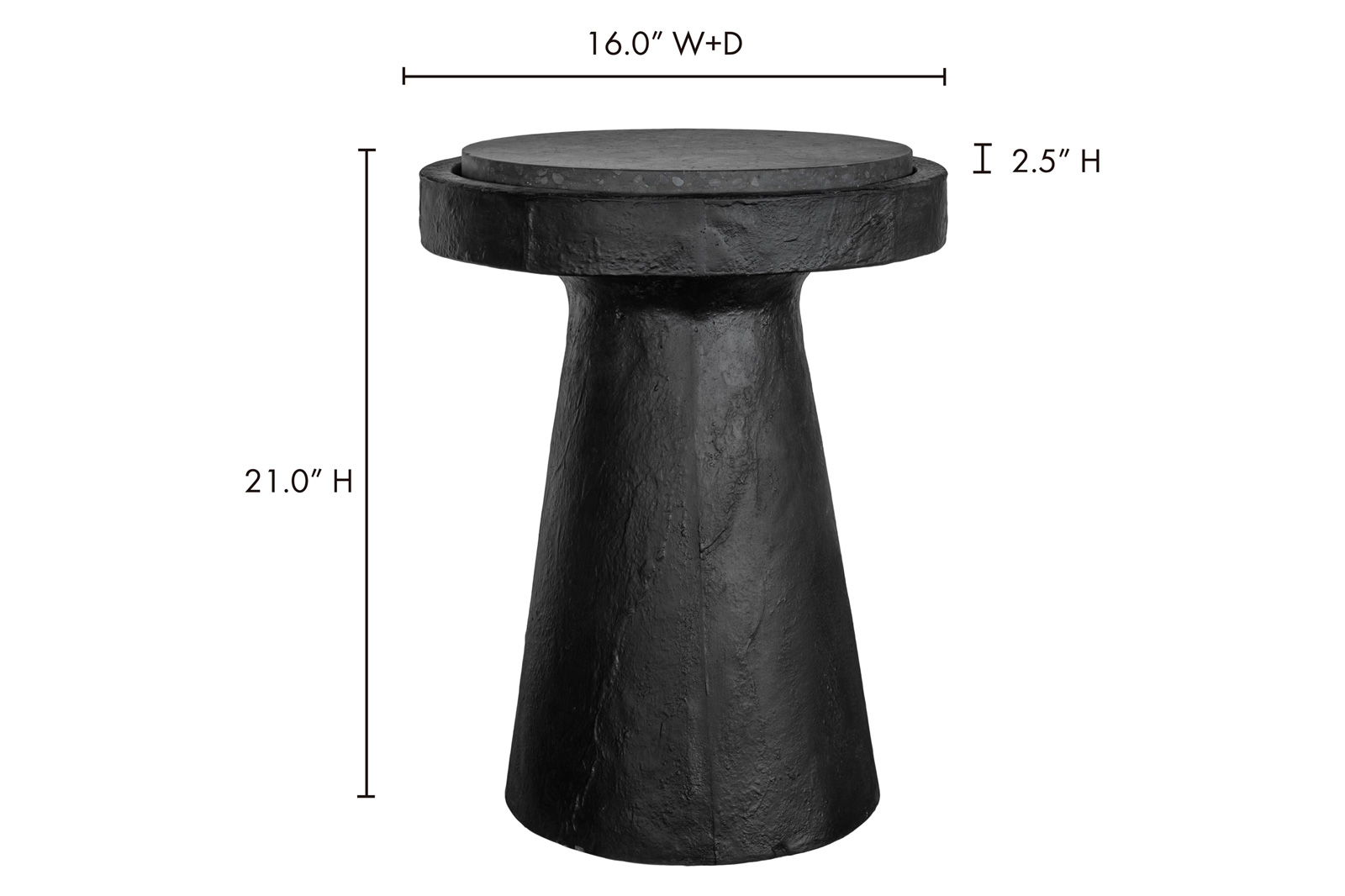 Moe's Book Accent Table - Black