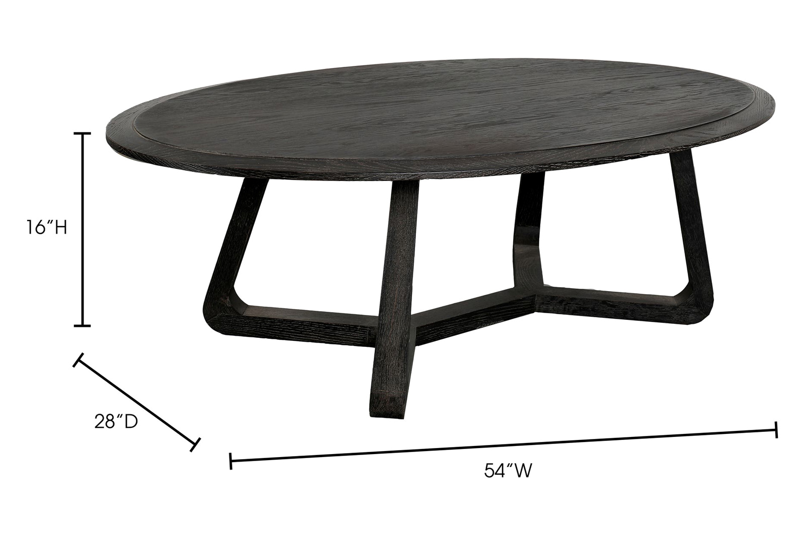 Moe's - Nathan Coffee Table in Black