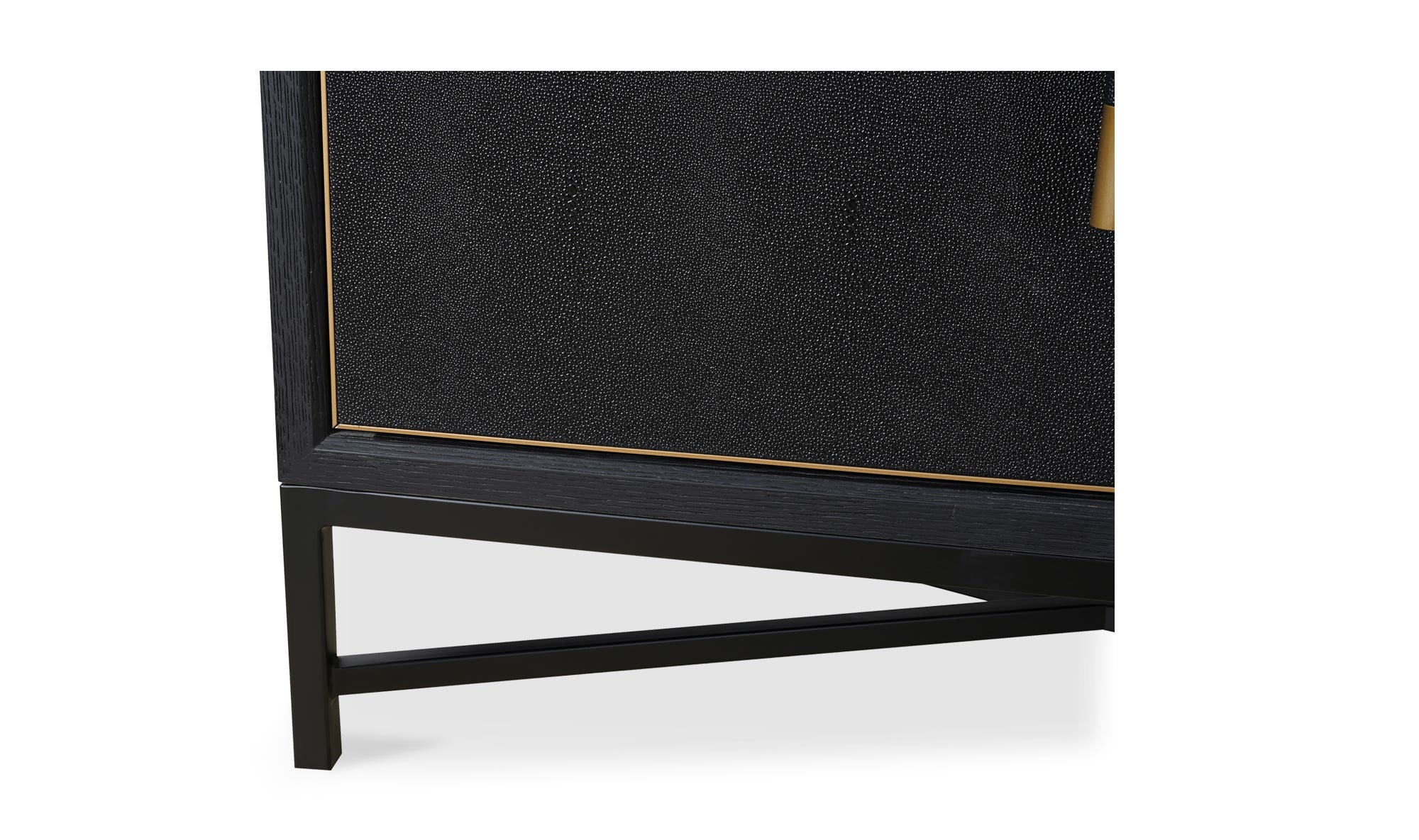 Moe's Mako Art Deco Small Sideboard - Black