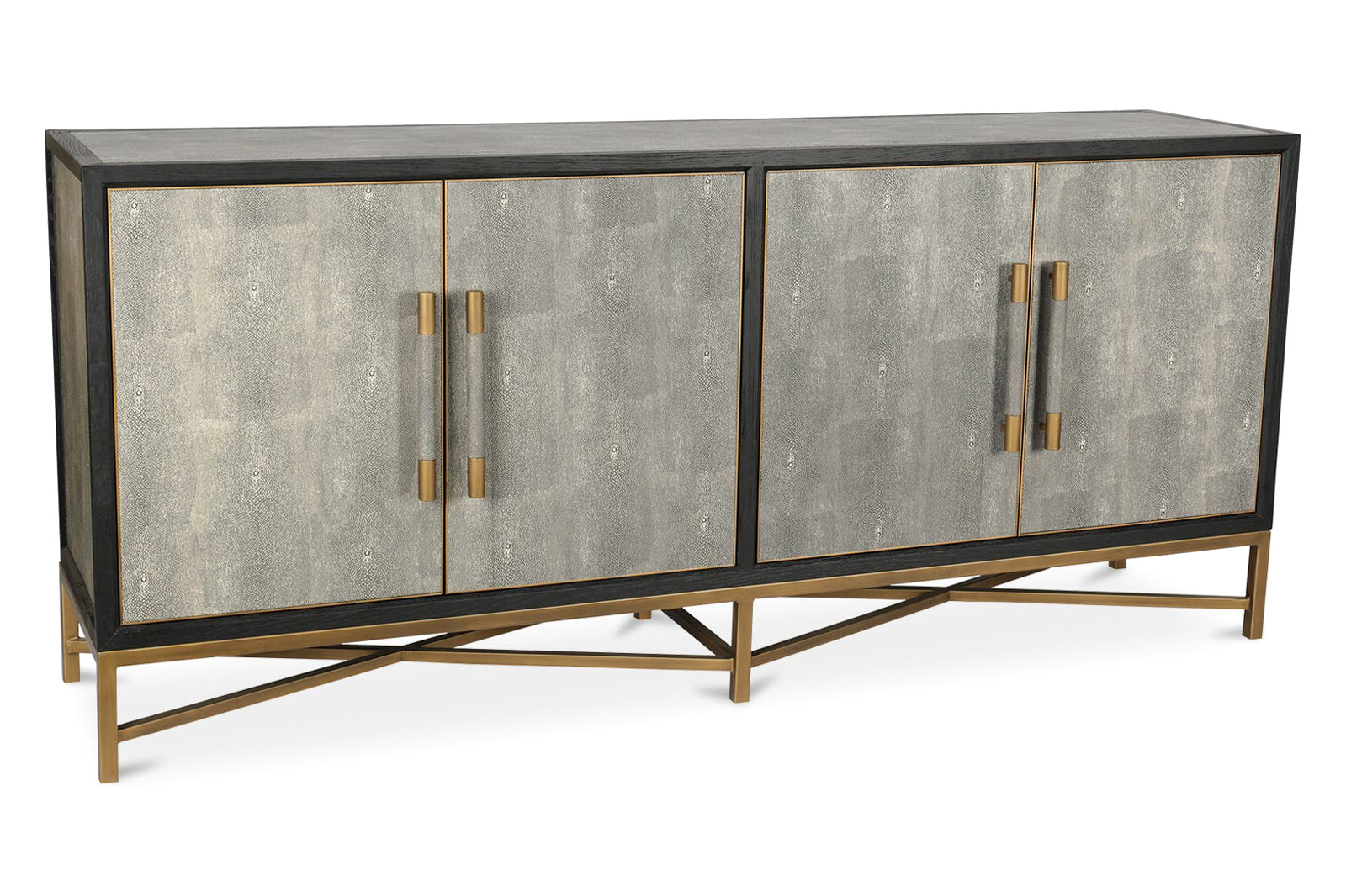 Moe's Mako Art Deco Small Sideboard - Gray