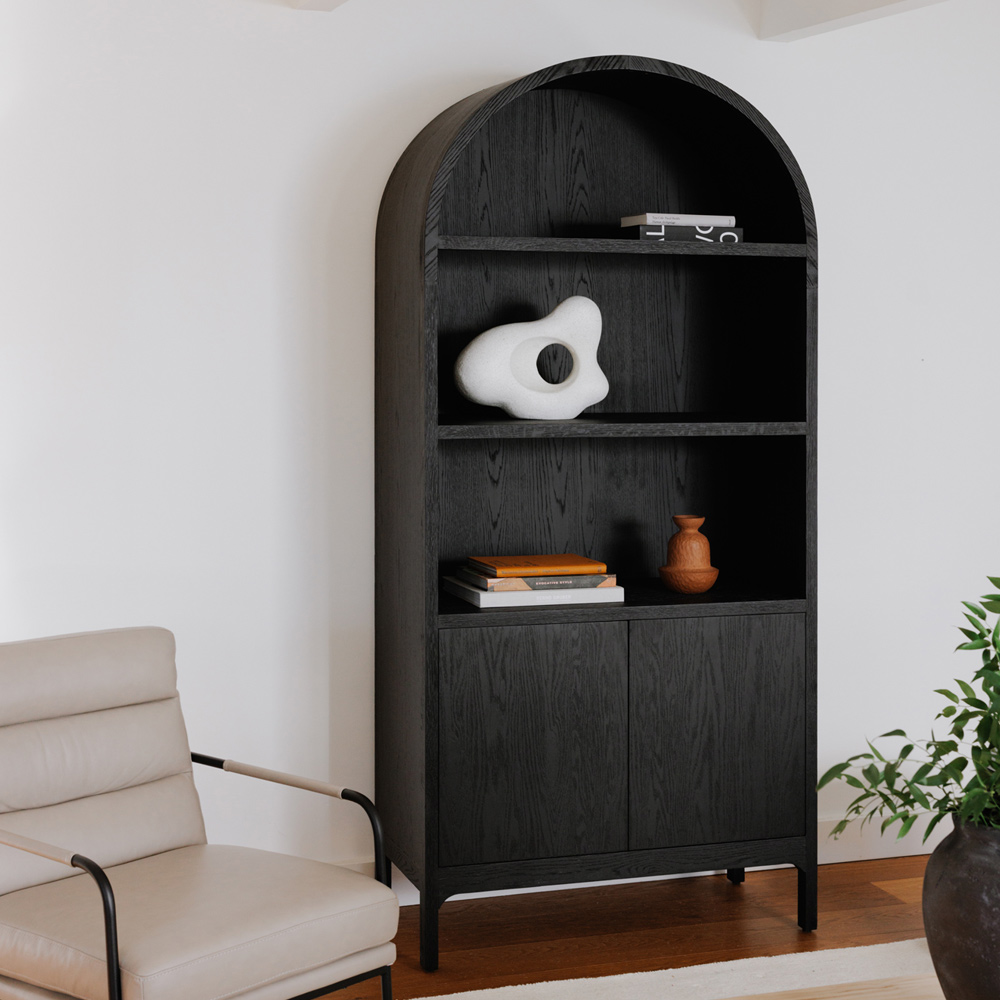 Moe's - Wilde Display Cabinet in Black