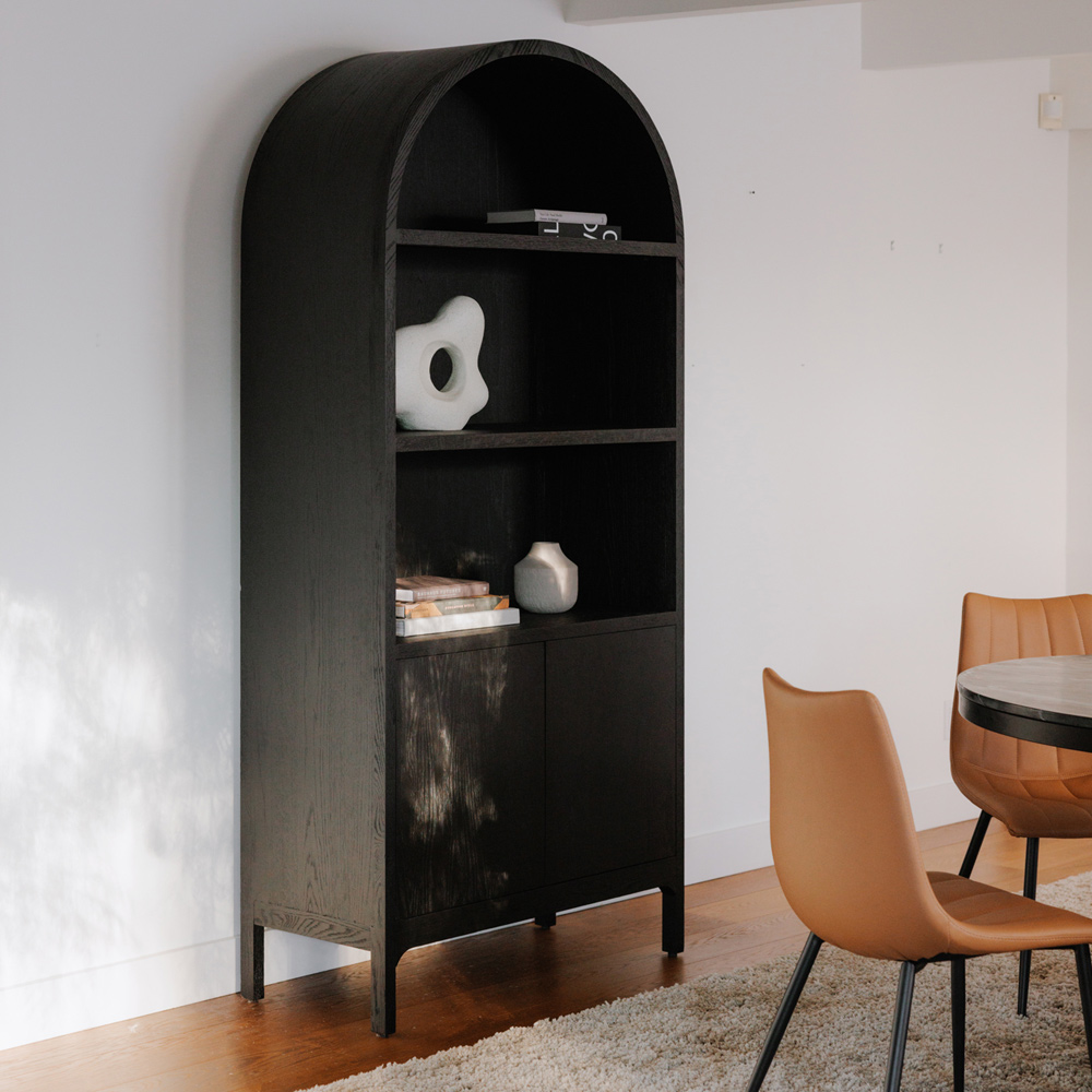 Moe's - Wilde Display Cabinet in Black