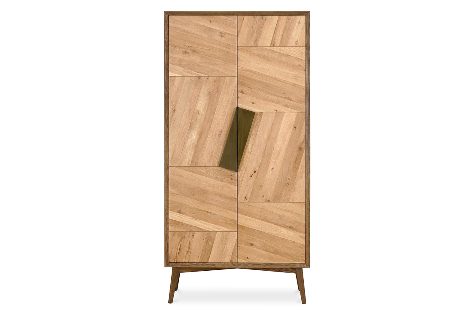 Moe's - Charlton Tall Cabinet in Brown