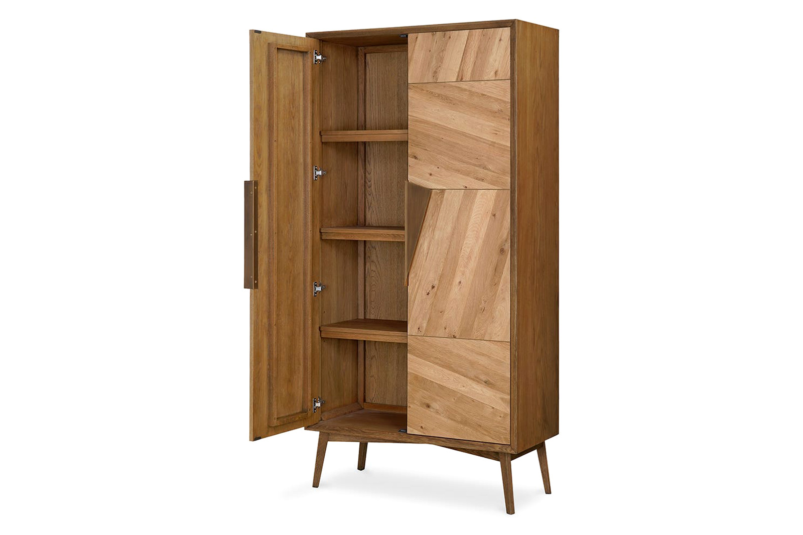 Moe's - Charlton Tall Cabinet in Brown