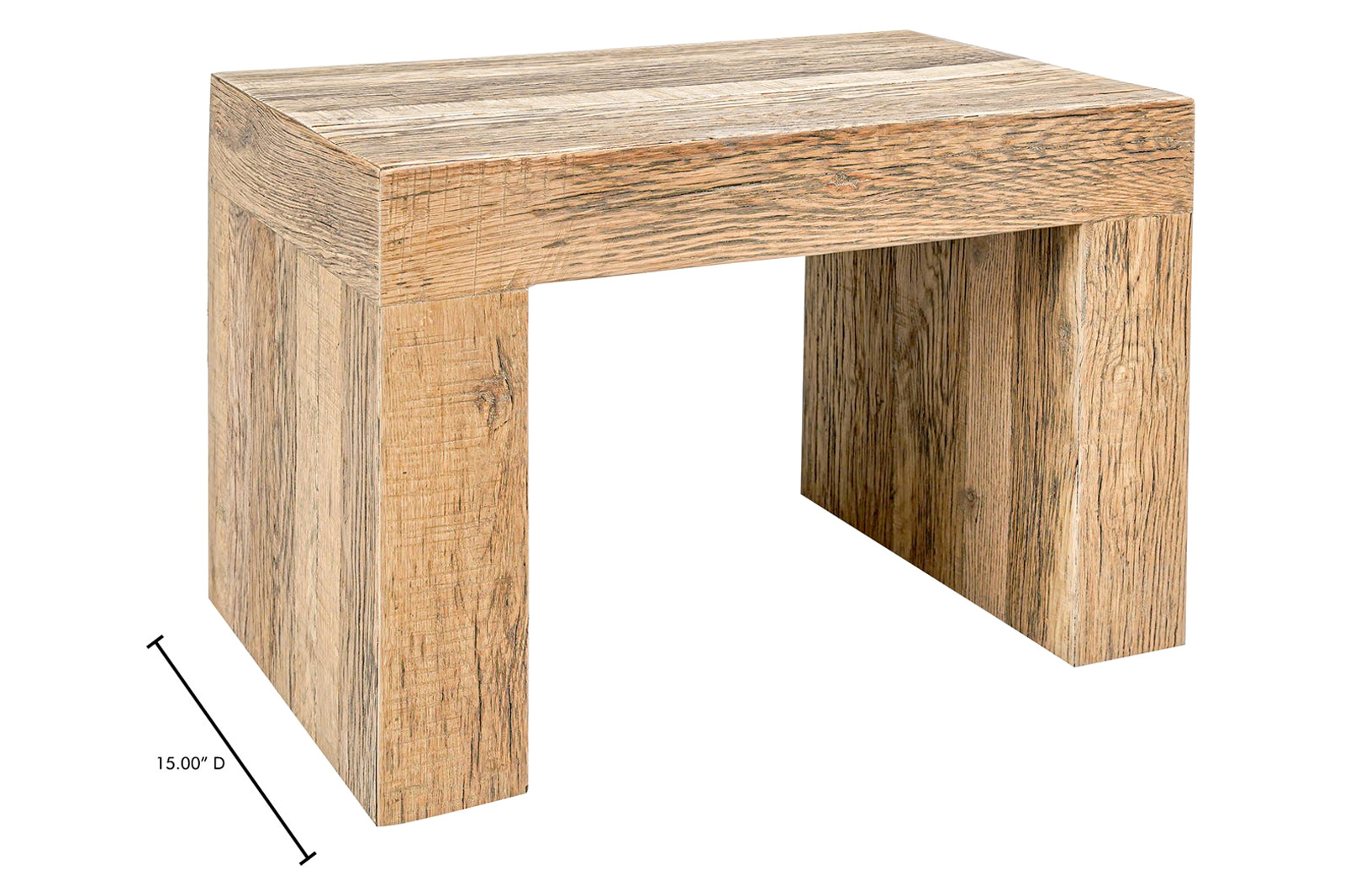 Moe's Evander Dining Stool - Aged Oak