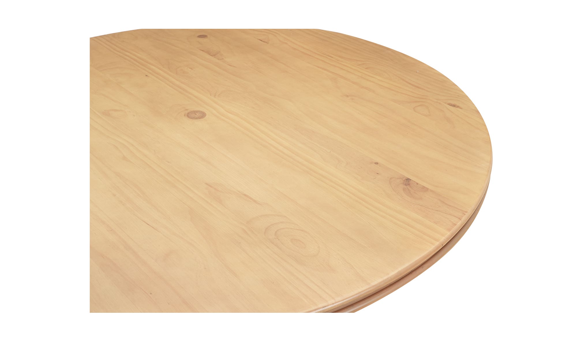 Moe's Charles Rustic Round Dining Table - Natural