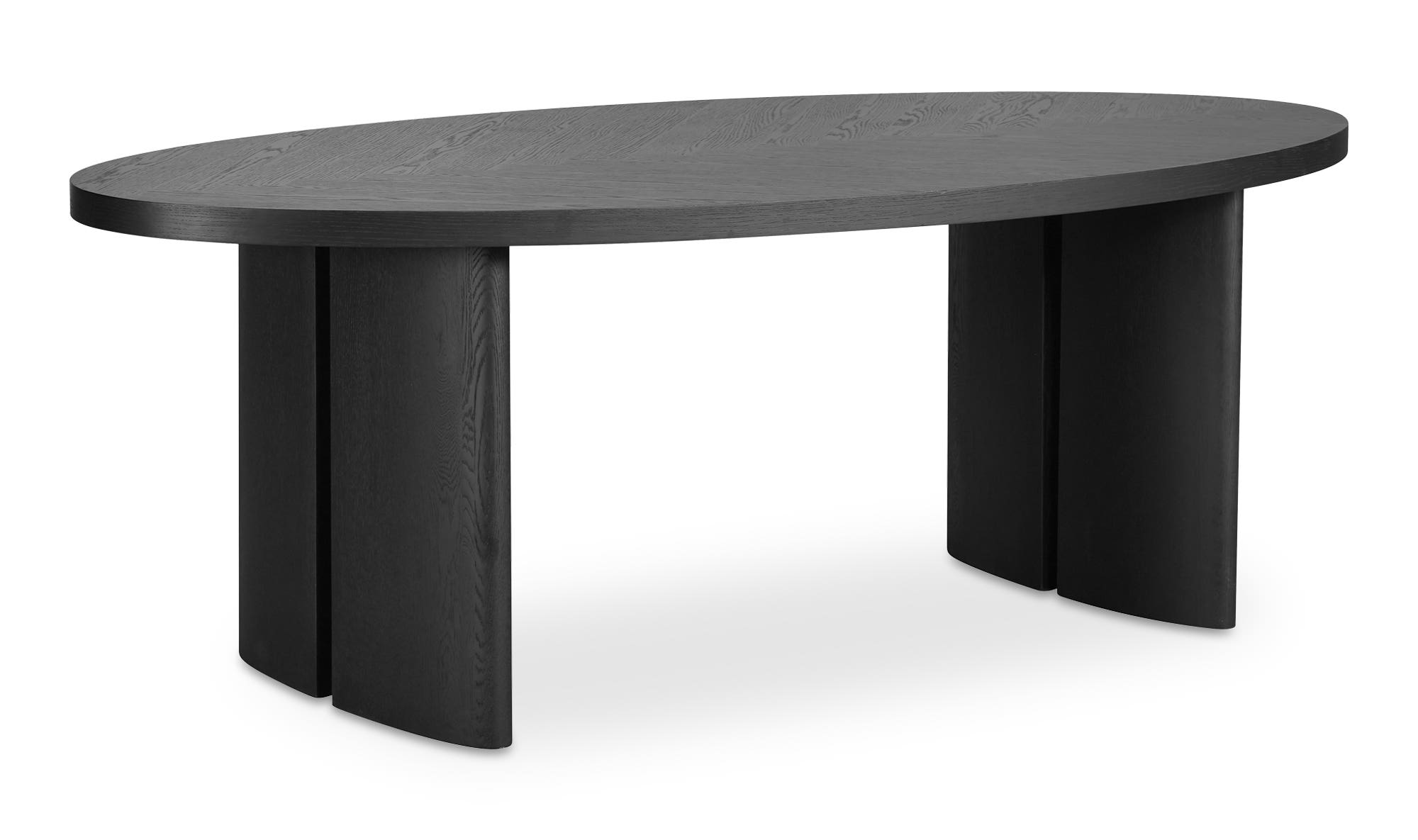 Moe's - William Modern Oval Dining Table in Black