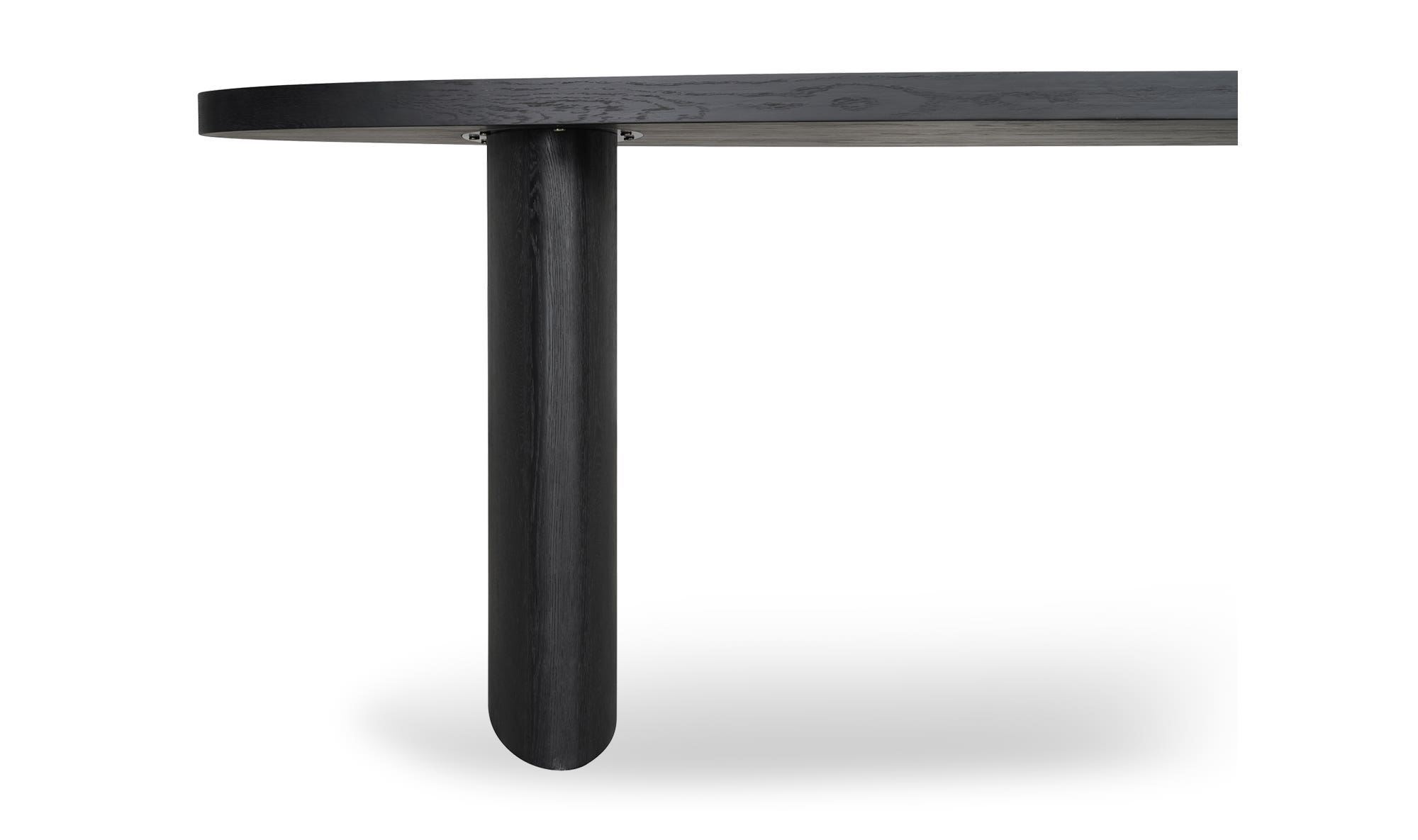 Moe's - William Modern Oval Dining Table in Black