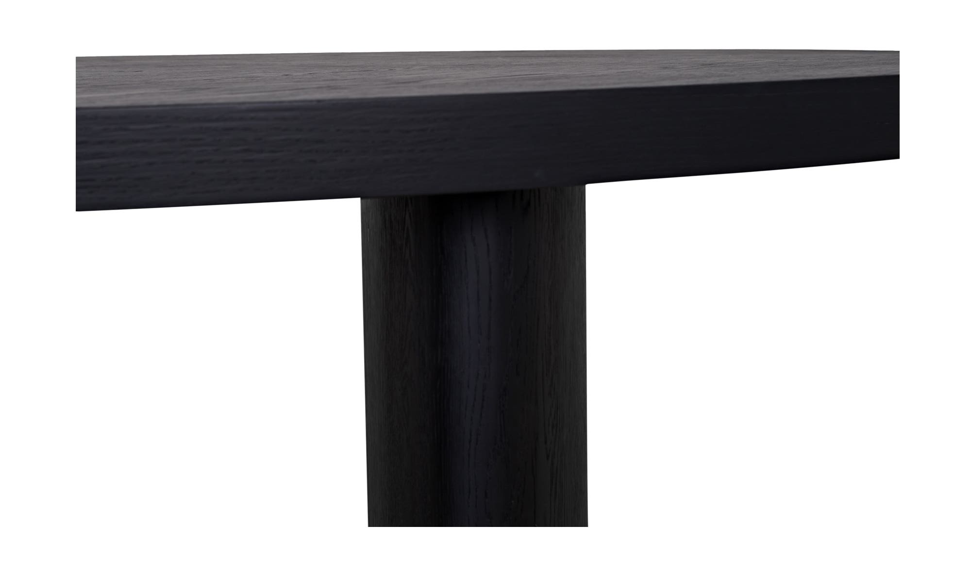 Moe's - William Modern Oval Dining Table in Black