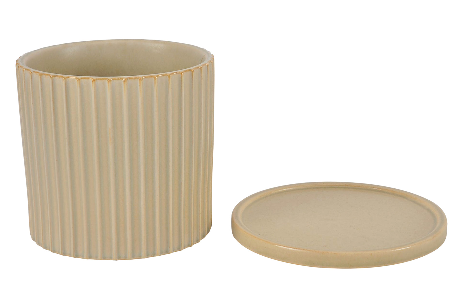 Moe's Kuhi Planter - Beige, Small