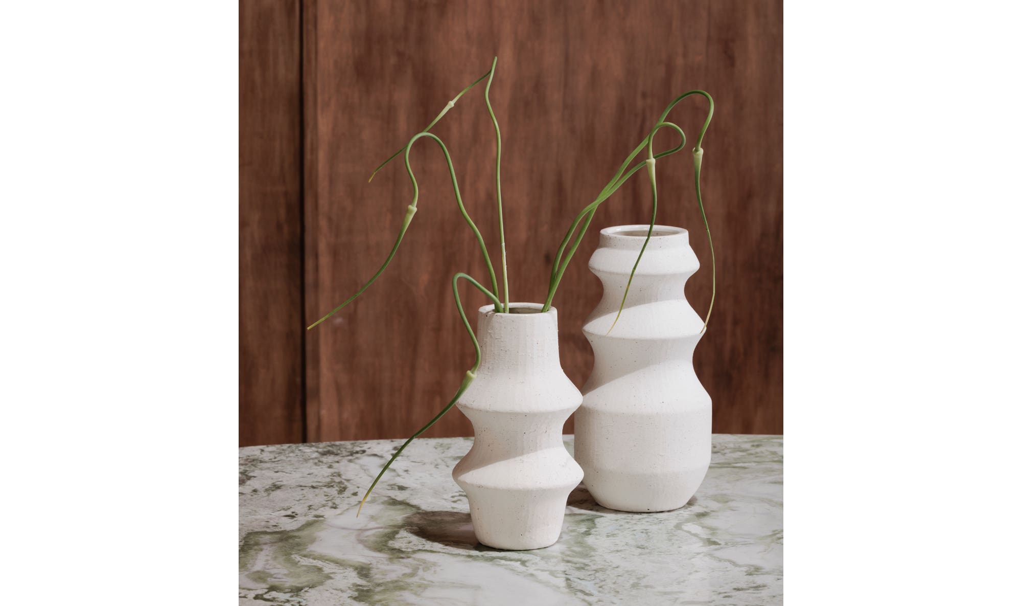 Moe's - Lacy Modern Vase in White