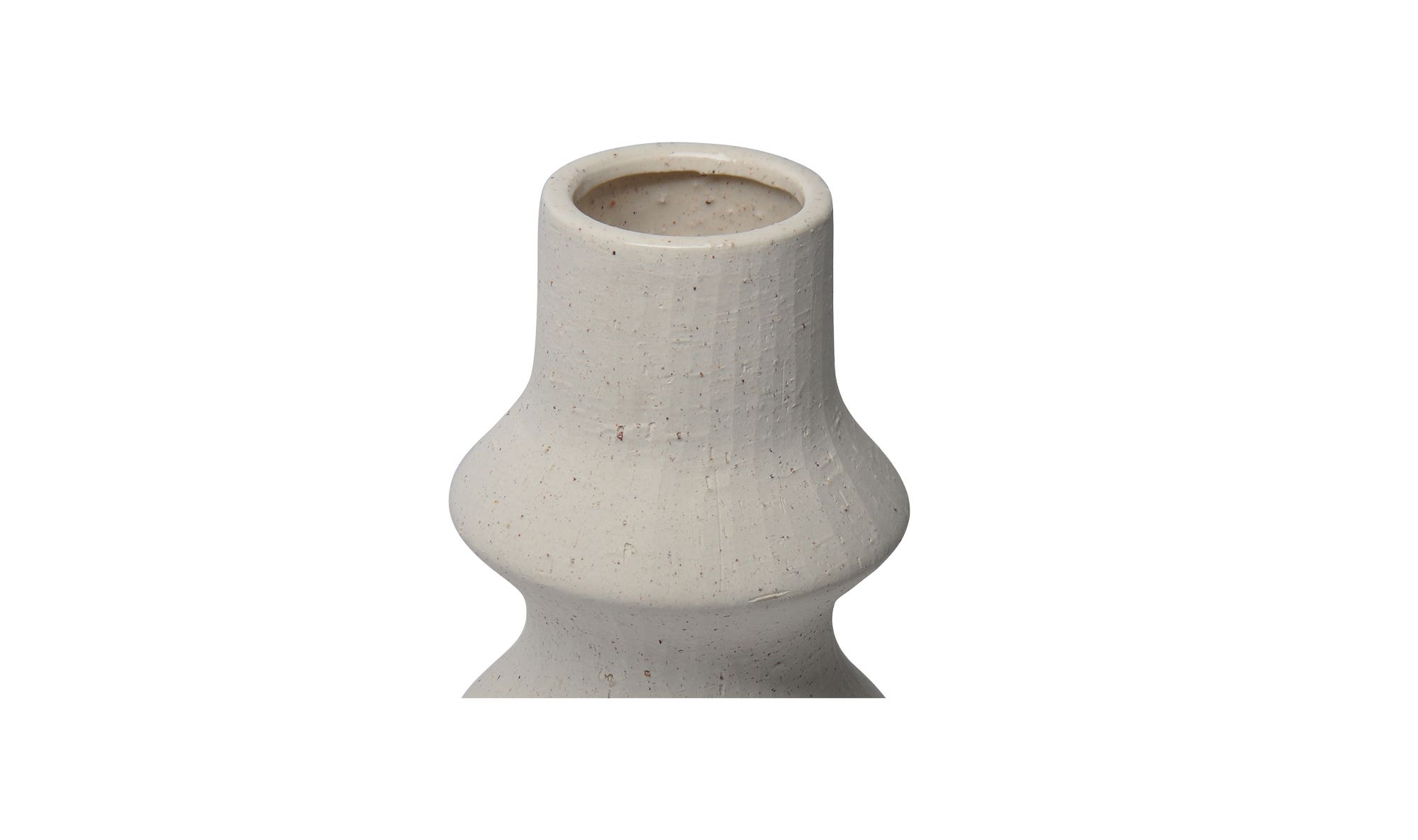 Moe's - Lacy Modern Vase in White