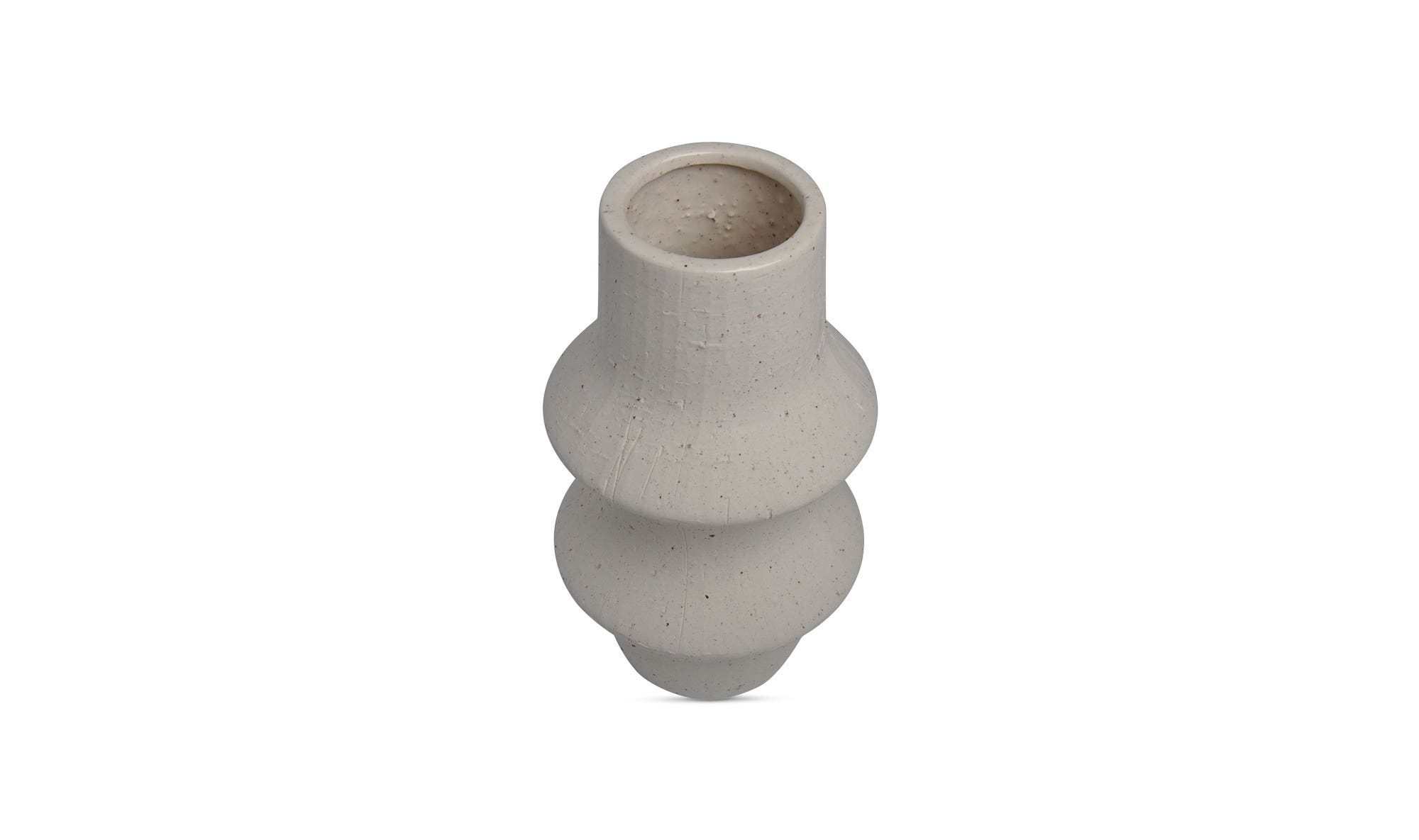 Moe's - Lacy Modern Vase in White