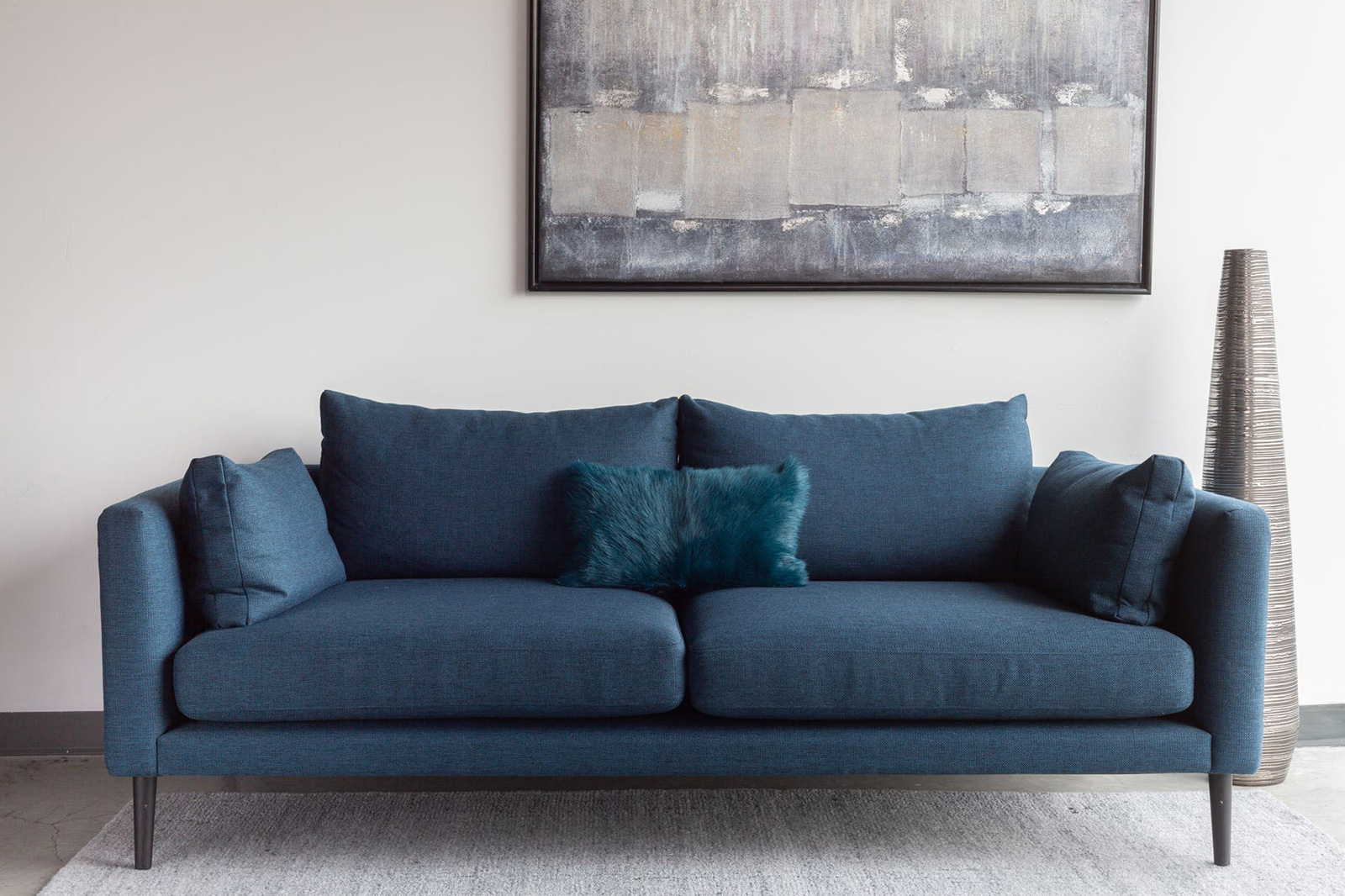 Moe's™ Raval Sofa - Dark Blue