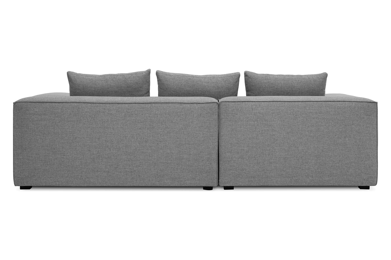 Moe's Basque Sectional - Soft Gray, Left Facing