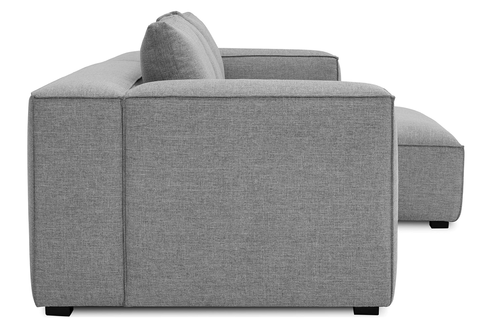 Moe's Basque Sectional - Soft Gray, Right Facing