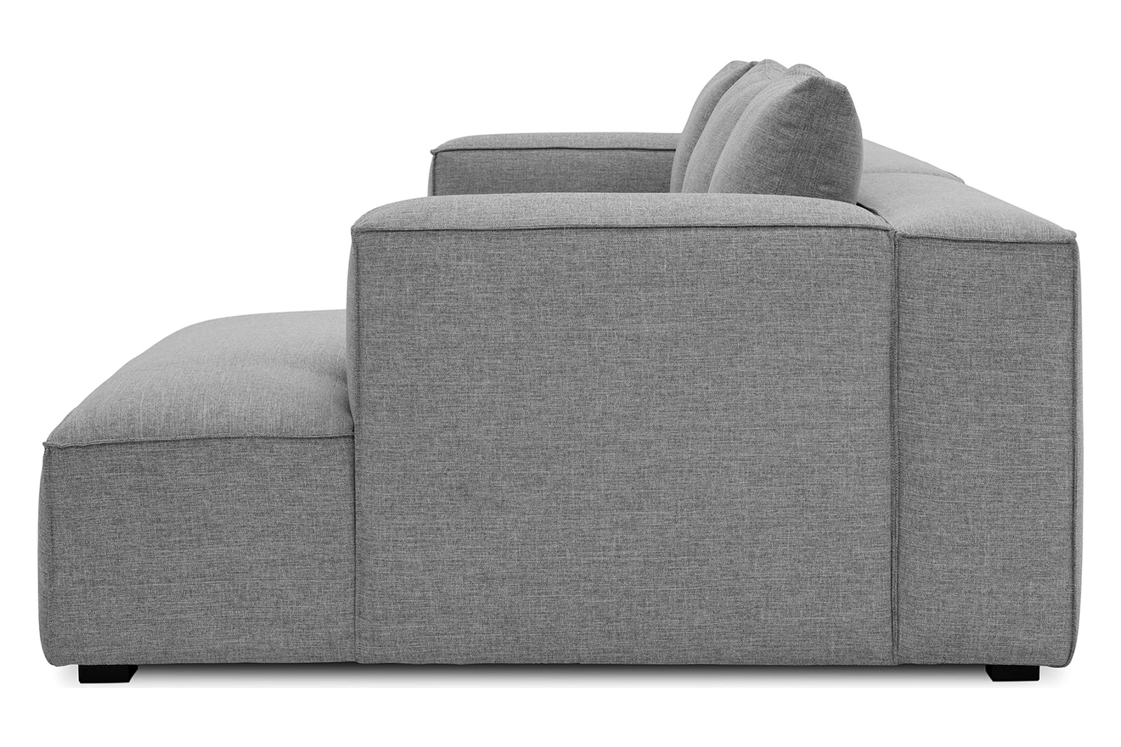 Moe's Basque Sectional - Soft Gray, Right Facing