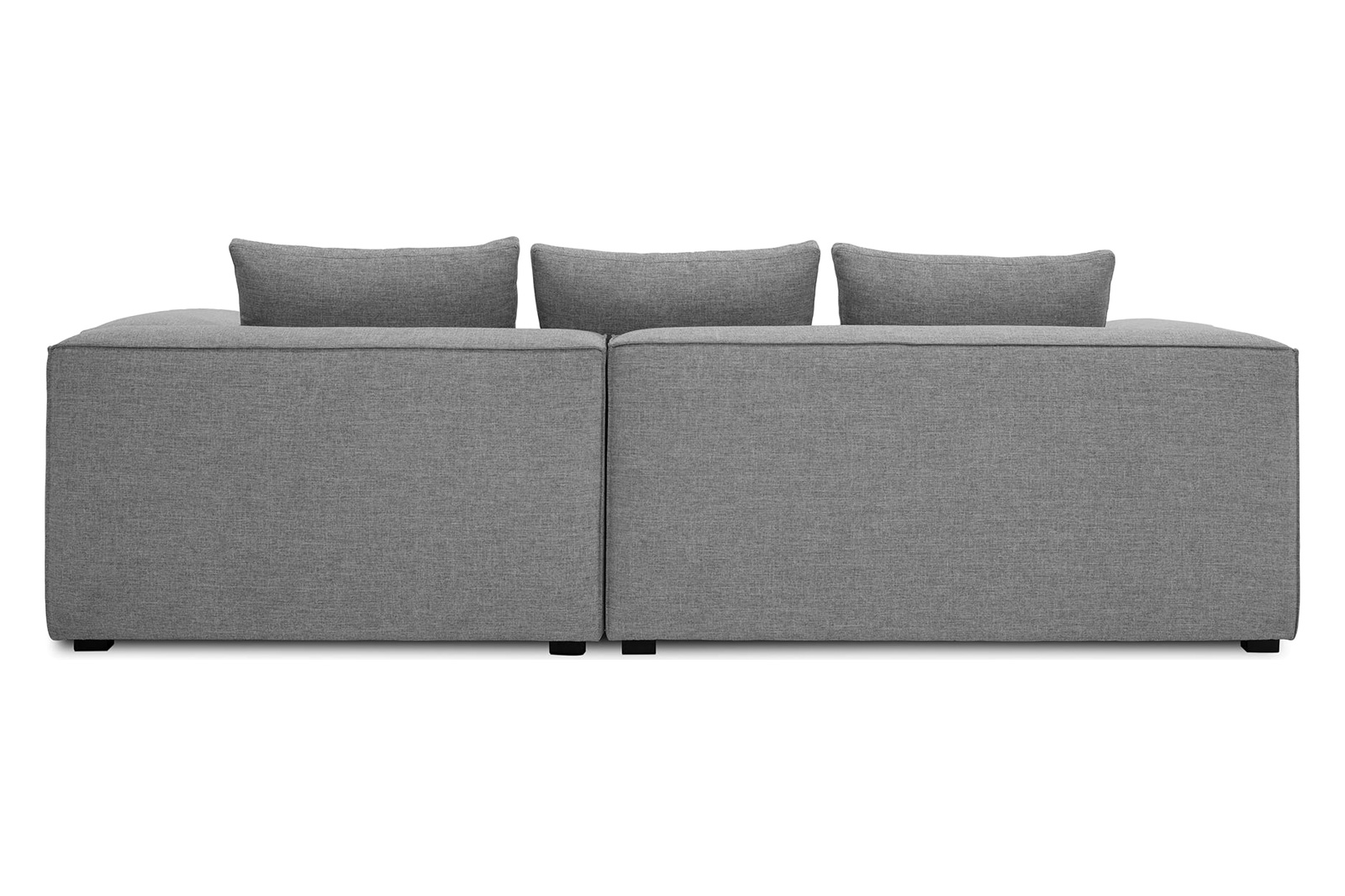 Moe's Basque Sectional - Soft Gray, Right Facing