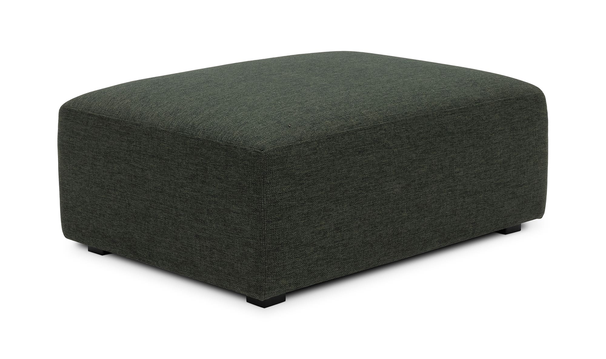 Moe's Romy Ottoman - Forest Shade