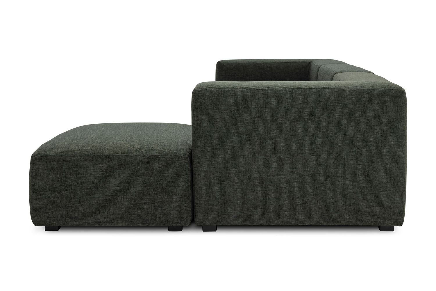 Moe's Romy Lounge Contemporary Modular Sectional - Dark Green