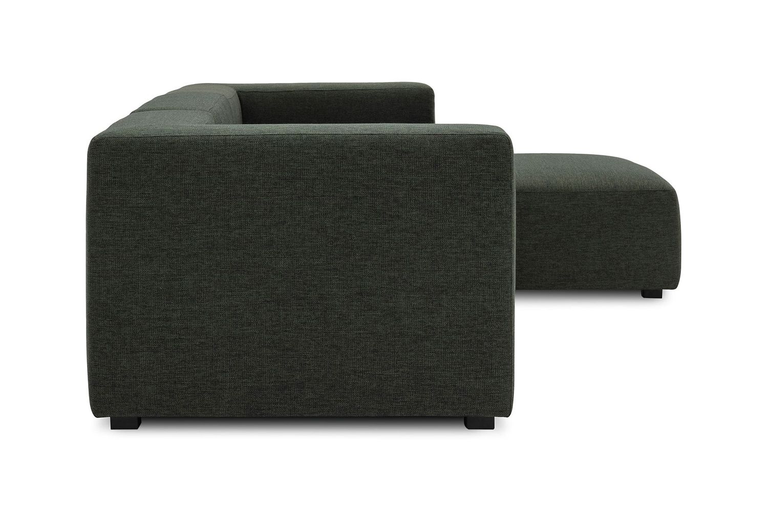 Moe's Romy Lounge Contemporary Modular Sectional - Dark Green