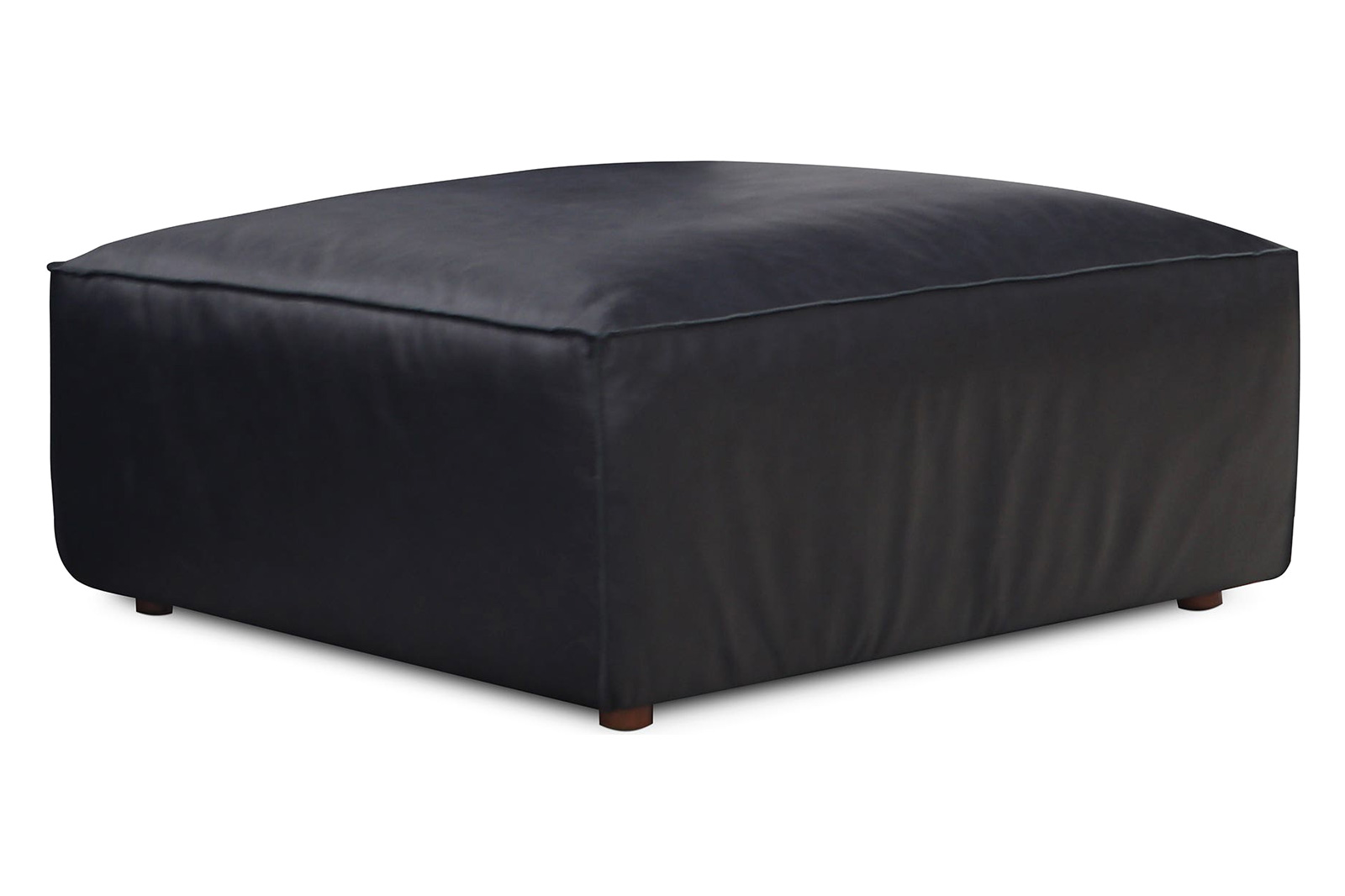 Moe's Form Scandinavian Ottoman - Vantage Black