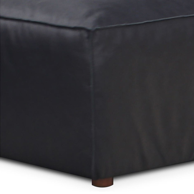 Moe's Form Scandinavian Ottoman - Vantage Black