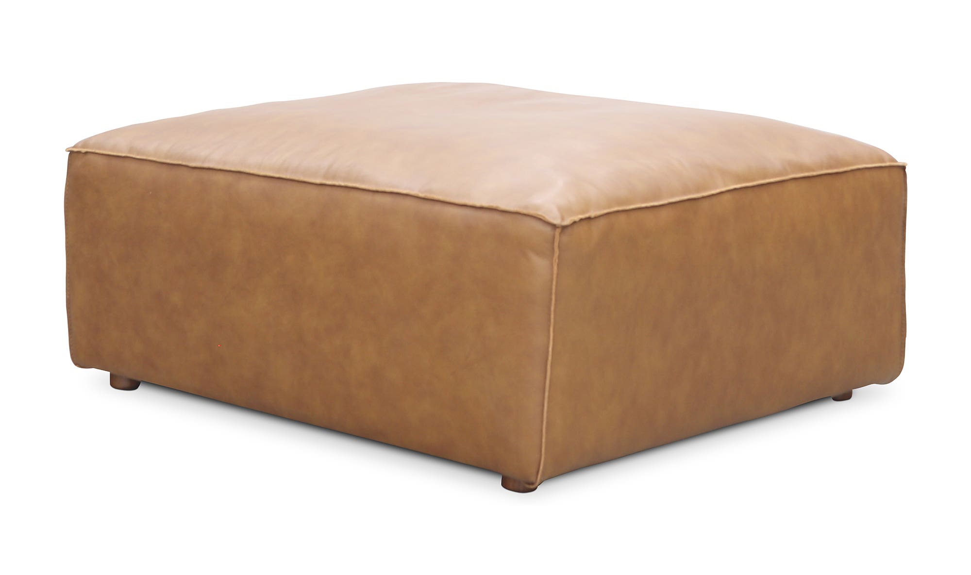 Moe's Form Scandinavian Ottoman - Sonoran Tan