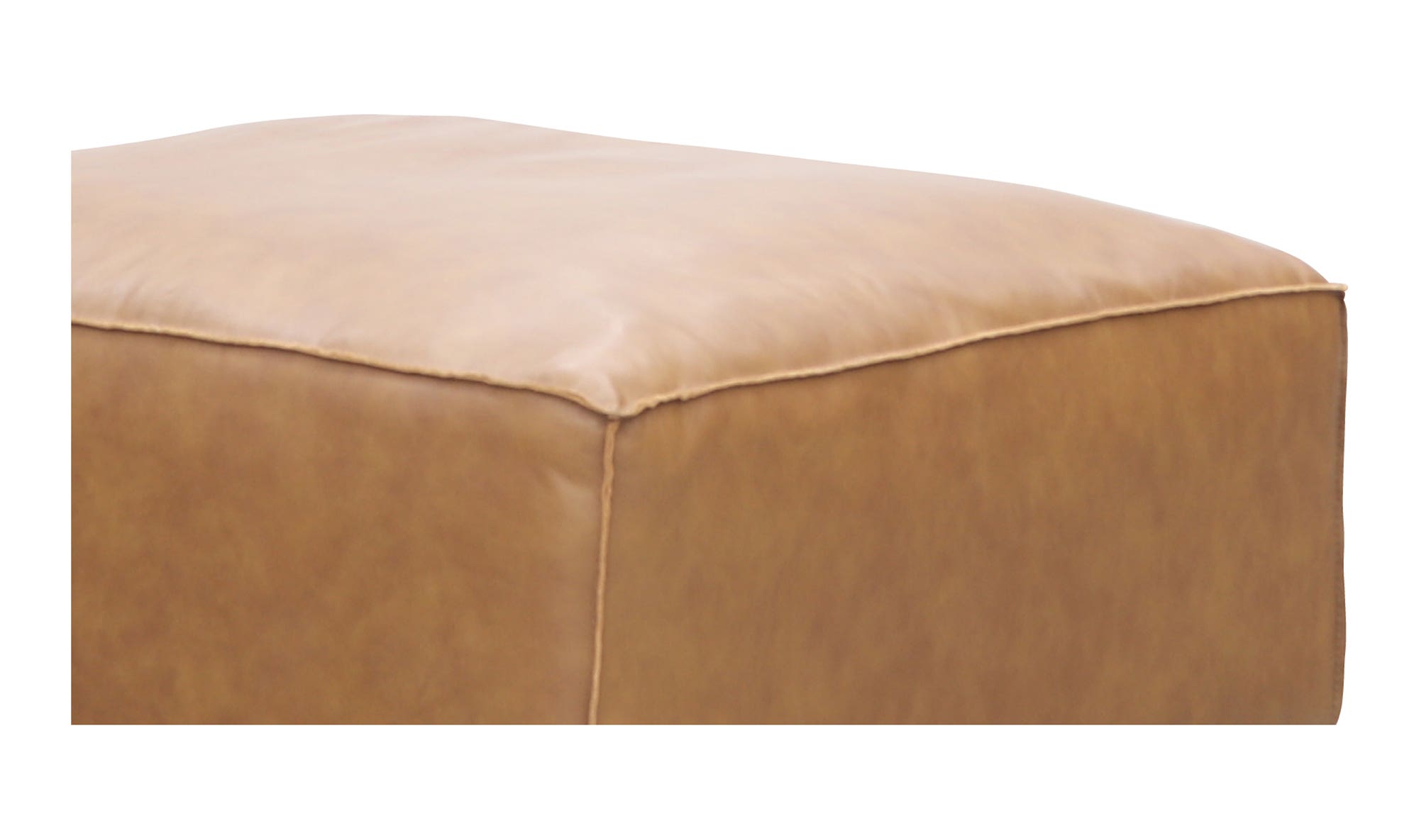 Moe's Form Scandinavian Ottoman - Sonoran Tan