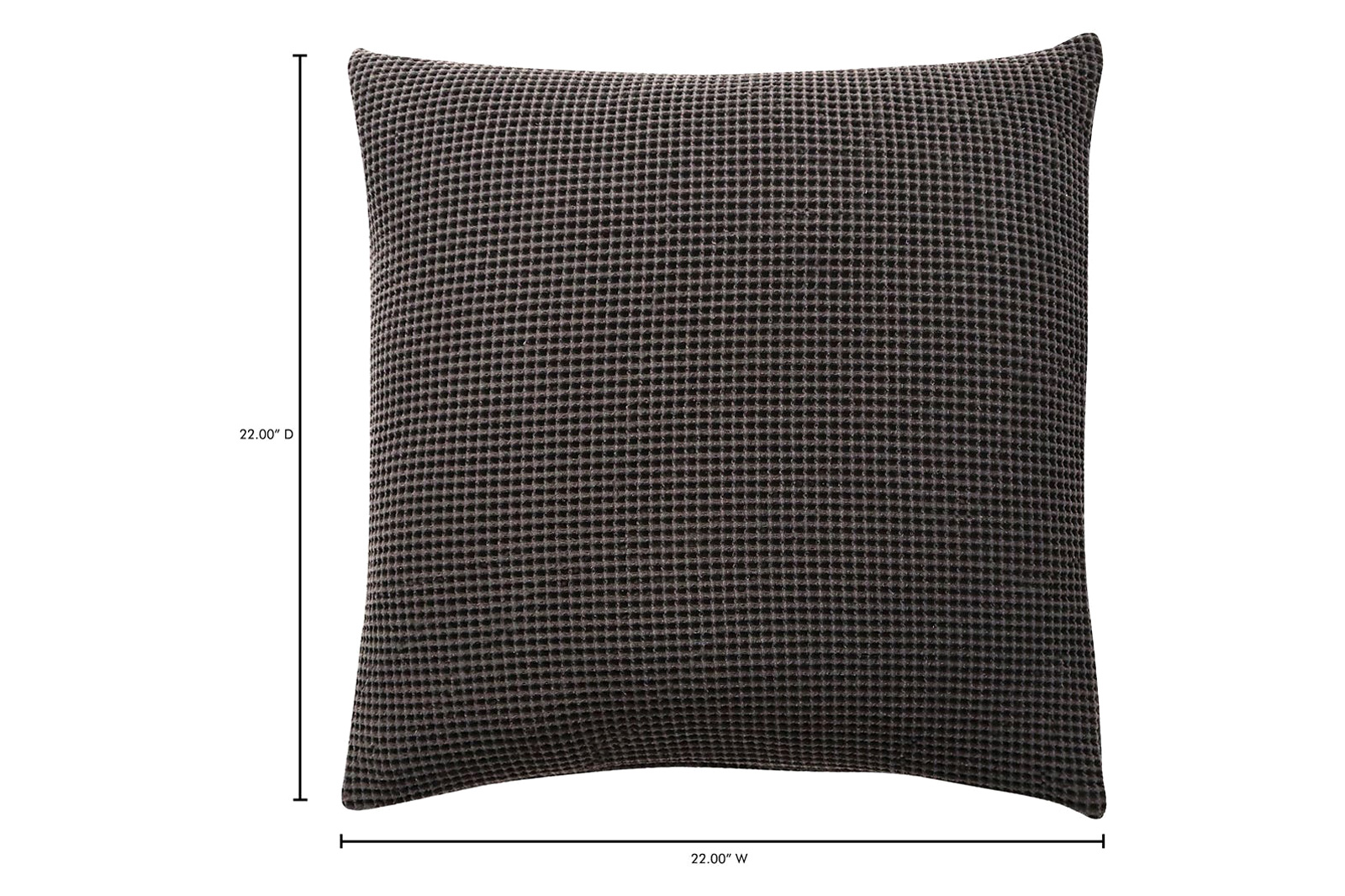 Moe's Ria Pillow - Black Peppercorn