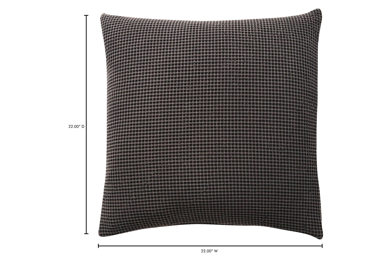 Moe's Ria Pillow - Black Peppercorn