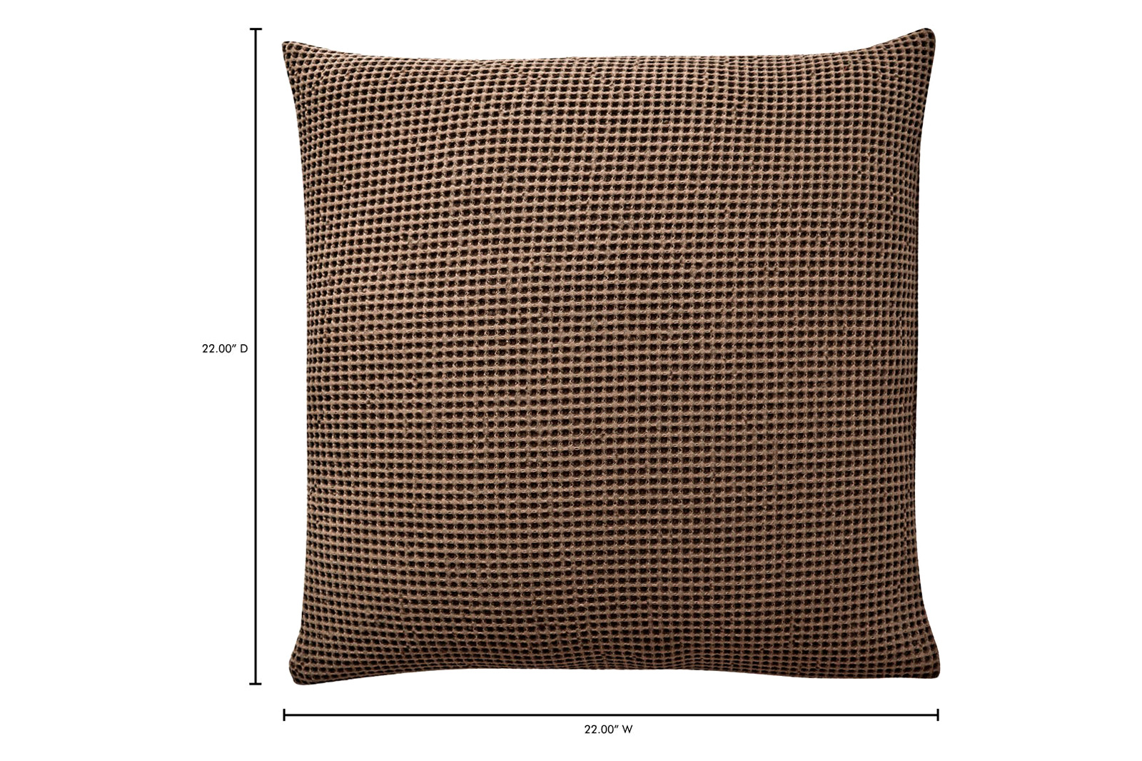 Moe's Ria Pillow - Carob Brown