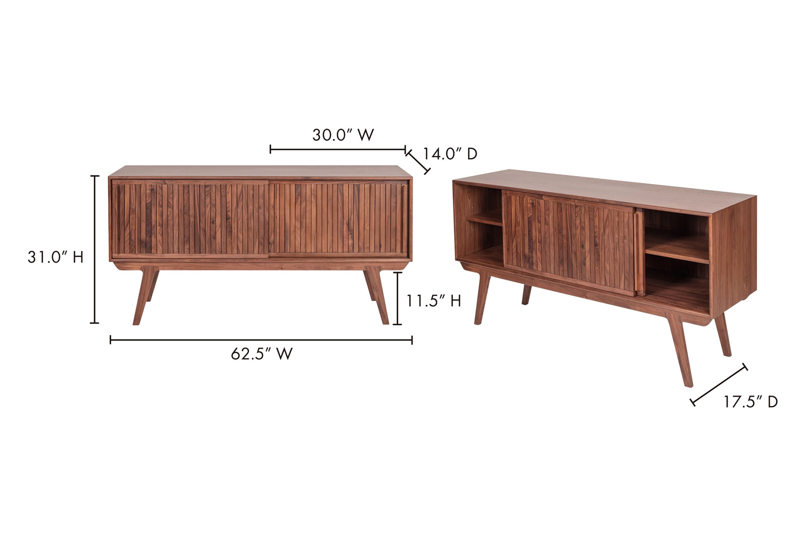 Moe's - Alaska Sideboard in Brown