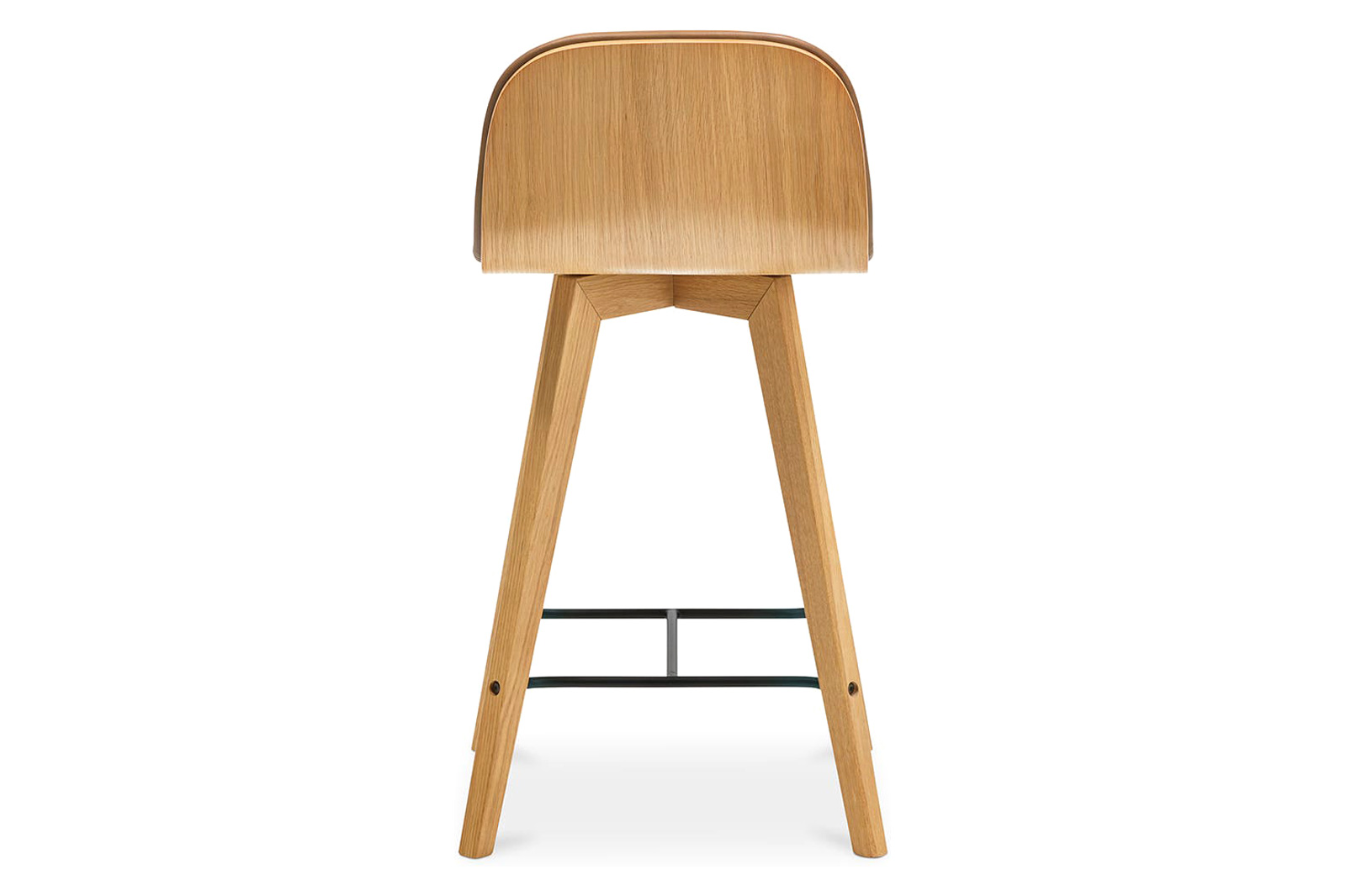 Moe's Napoli Leather Counter Stool - Tan